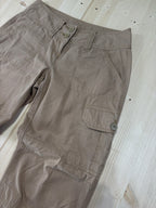 Pantalone Cargo Capri Donna Beige Vintage