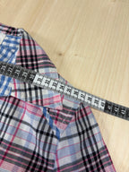 Camicia Donna Jennyfer a Quadri Rosa Y2K Vintage