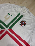 Maglia Nazionale Portogallo Away Euro 2012 Nike #4 Bianca