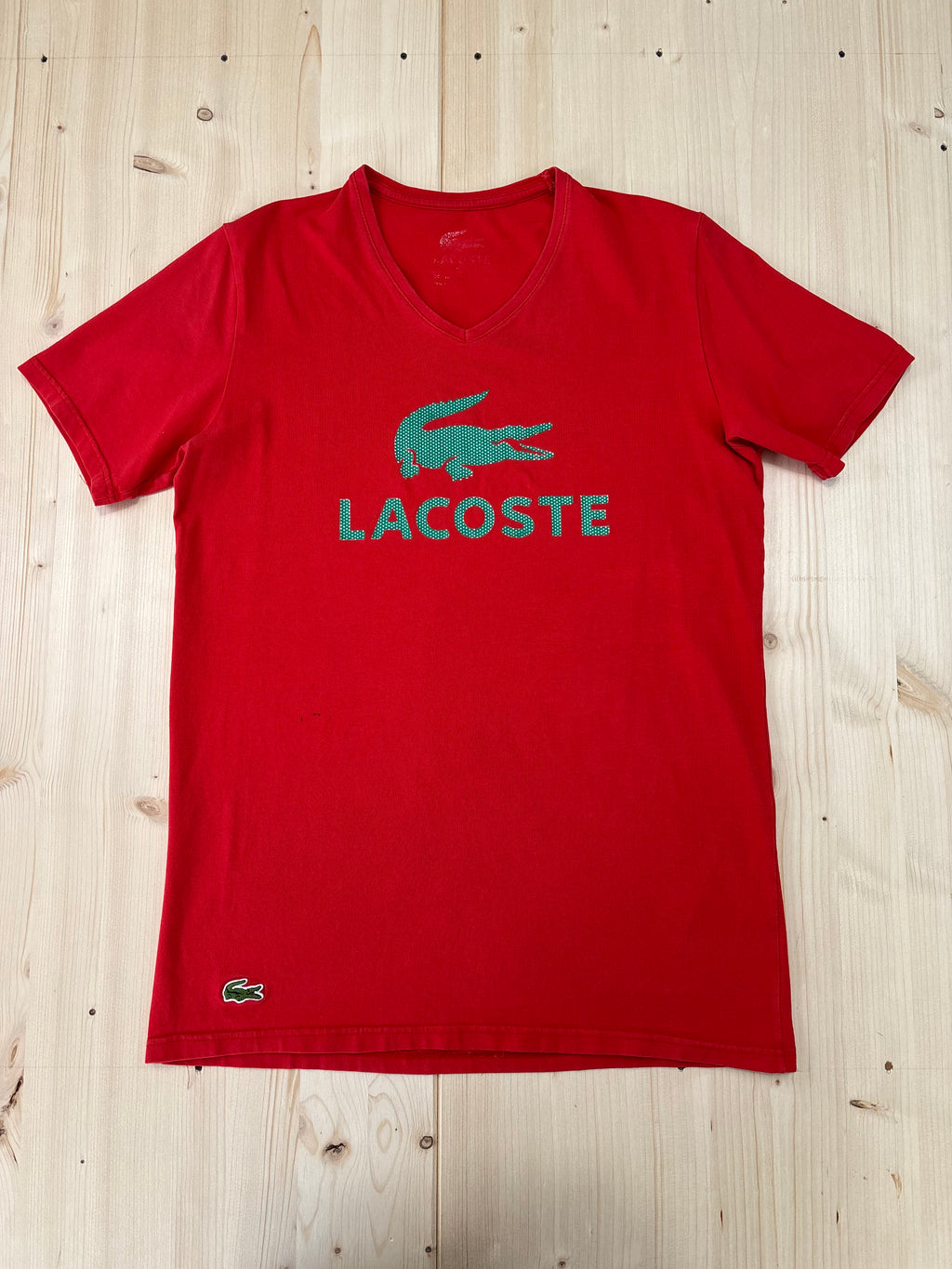 T-shirt Lacoste Rossa Logo Maxi