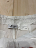 Pantalone Cargo Donna Bianco Vintage