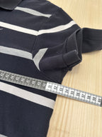 Polo Nike Uomo Nera a Righe con Logo Ricamato – Regular Fit