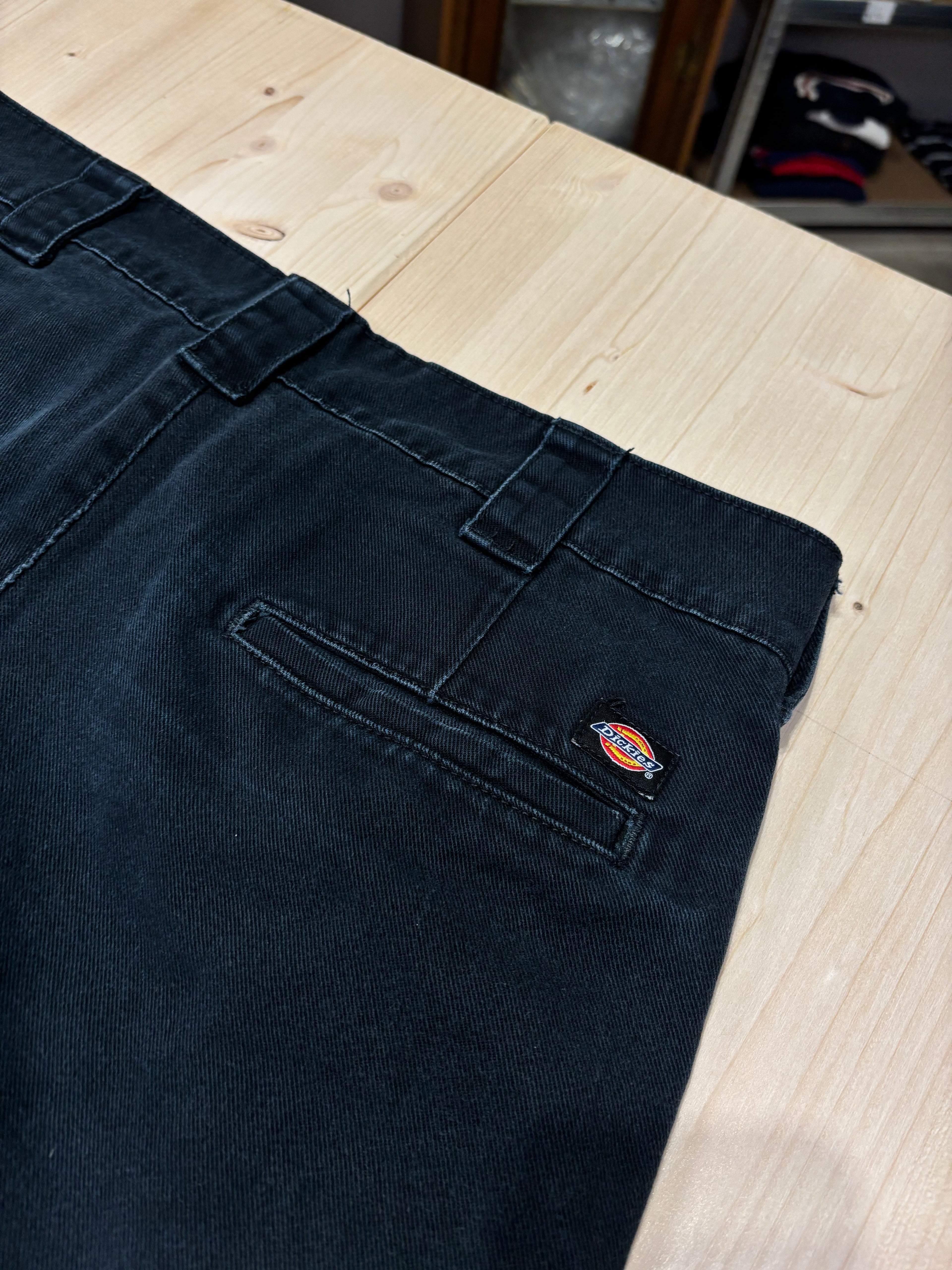 Dickies Slim Straight Pants Black – Pantalone Uomo Workwear Vintage