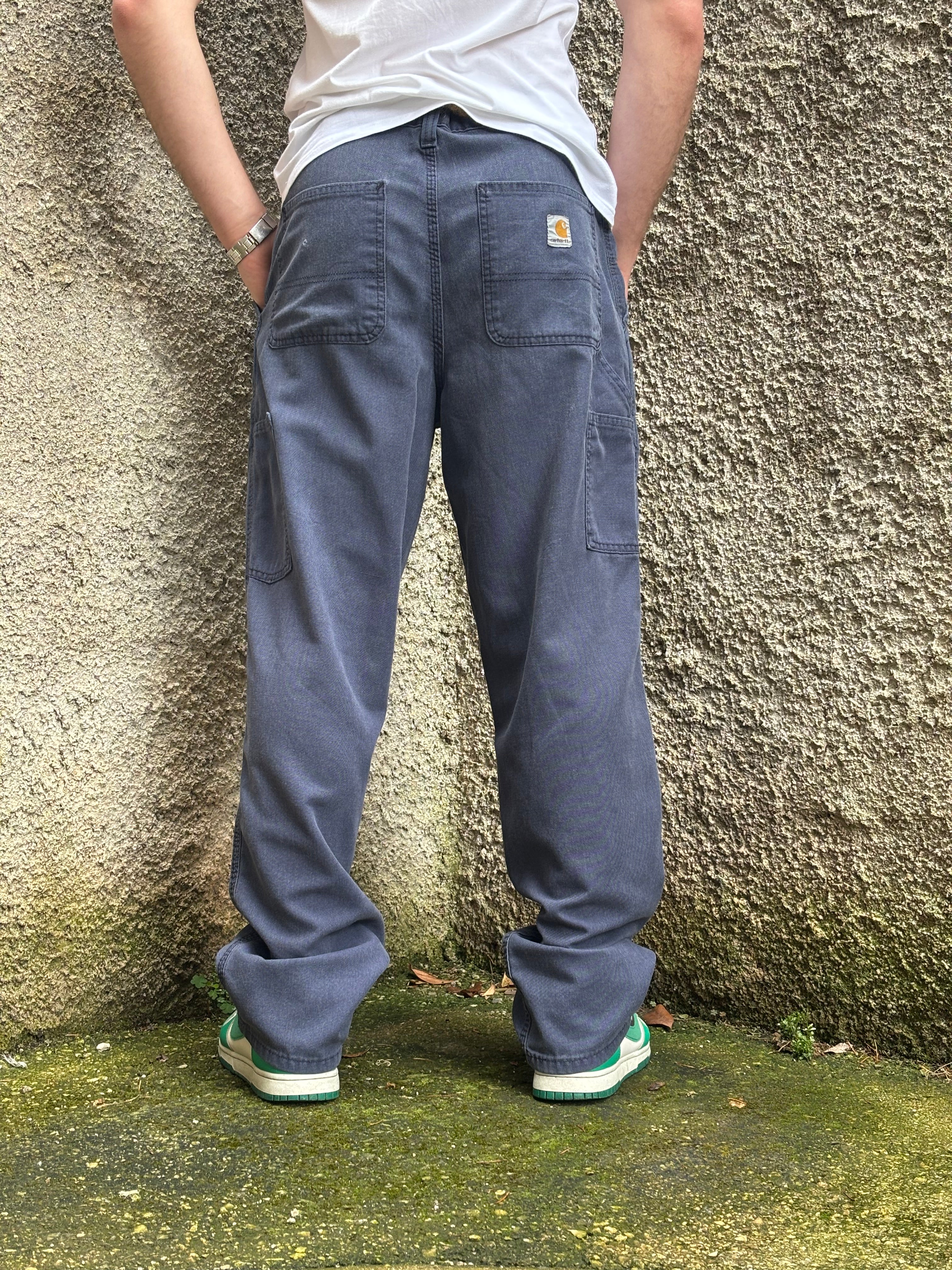 Carhartt Blue Carpenter Work Pants