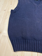 Polo Ralph Lauren Vintage Knit Vest – Navy Blue