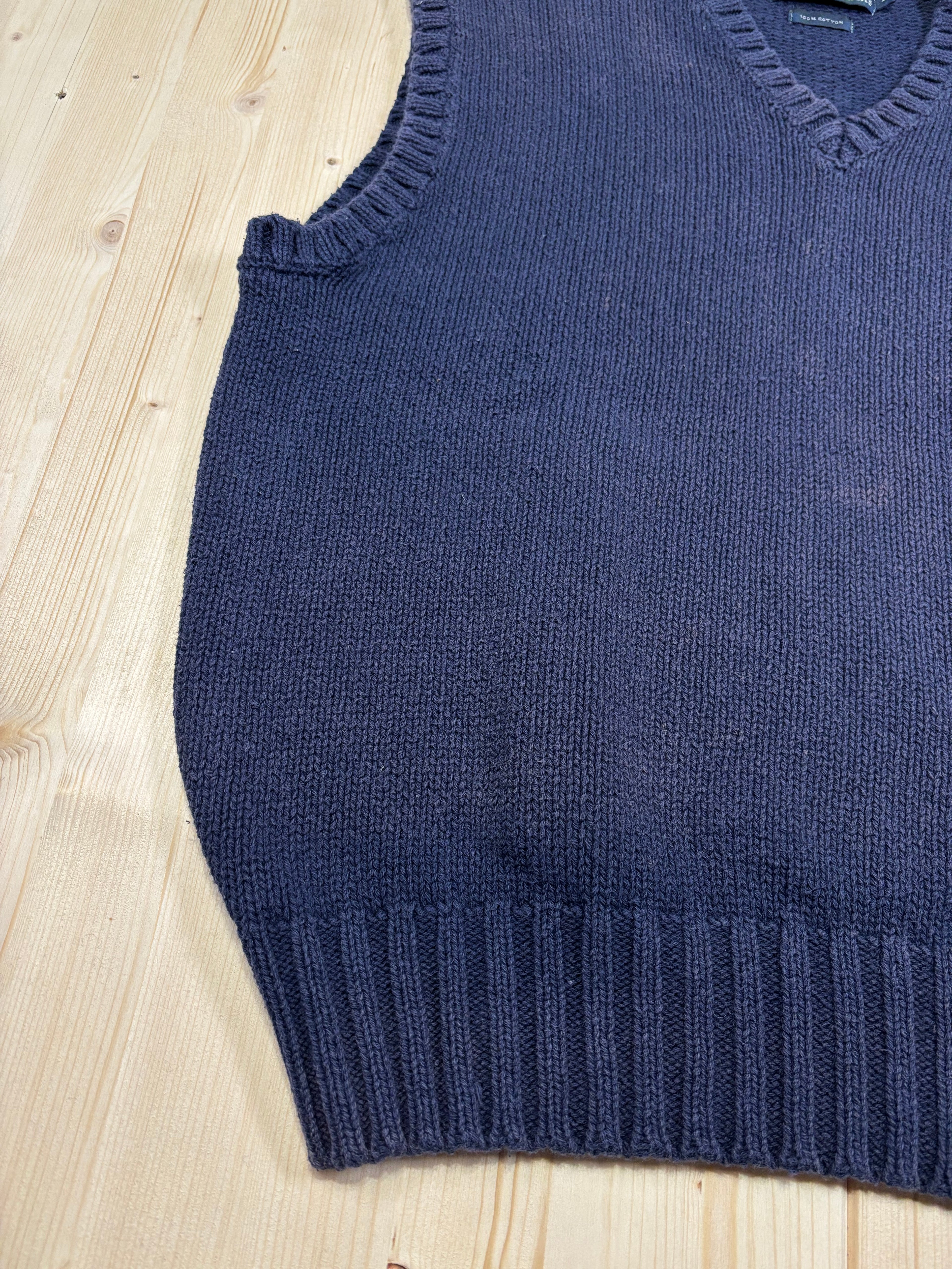Polo Ralph Lauren Vintage Knit Vest – Navy Blue