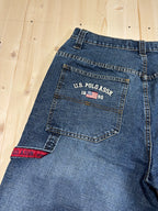 Bermuda Vintage U.S. Polo Assn. Denim Carpenter Ricamato