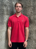 Polo Lacoste Uomo Rossa con Logo Ricamato – Regular Fit