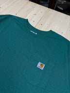 Carhartt Pocket T-Shirt Teal Green