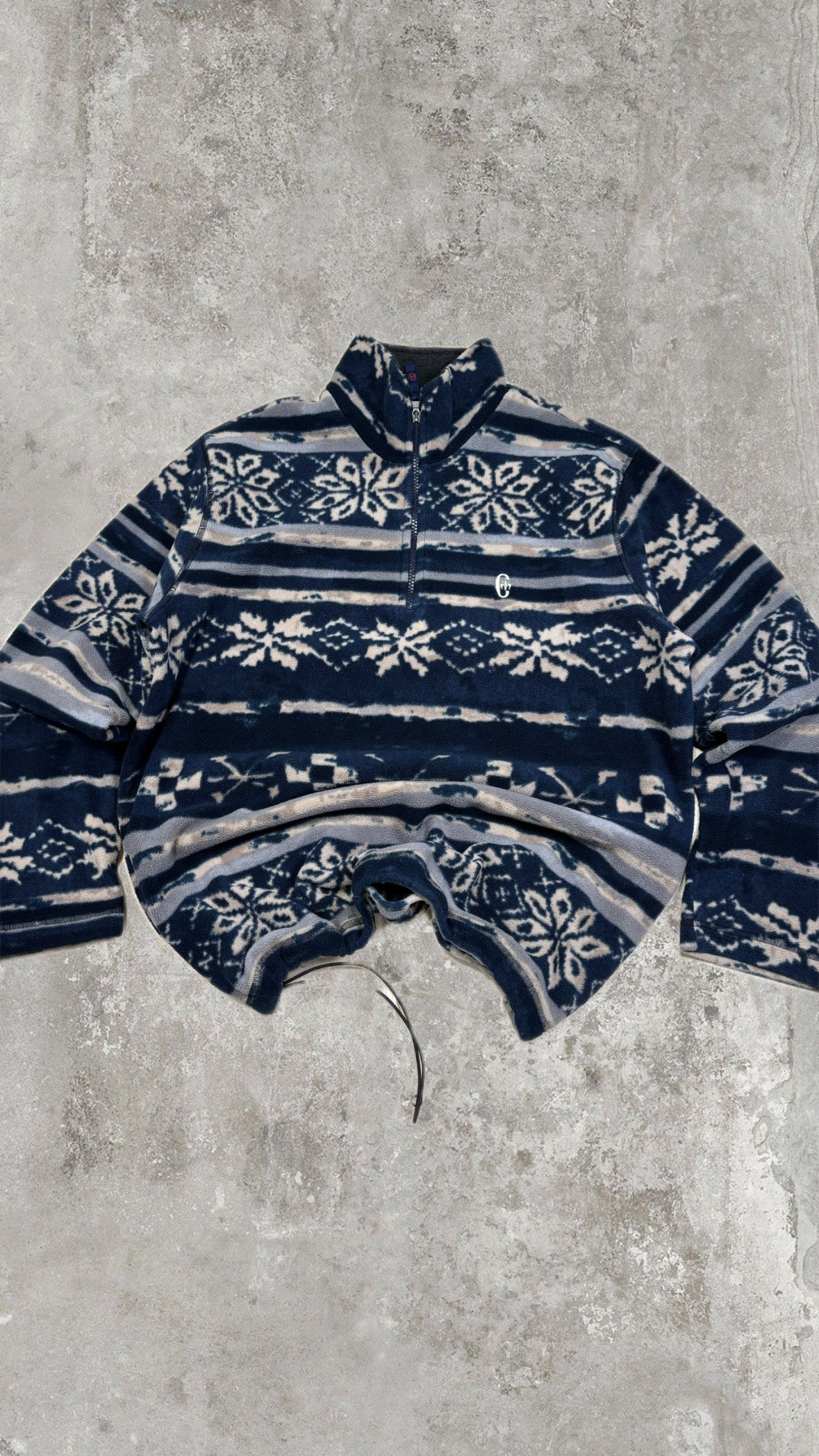 Fleece Conte of Florence Vintage – Mezza Zip – Made in Italy