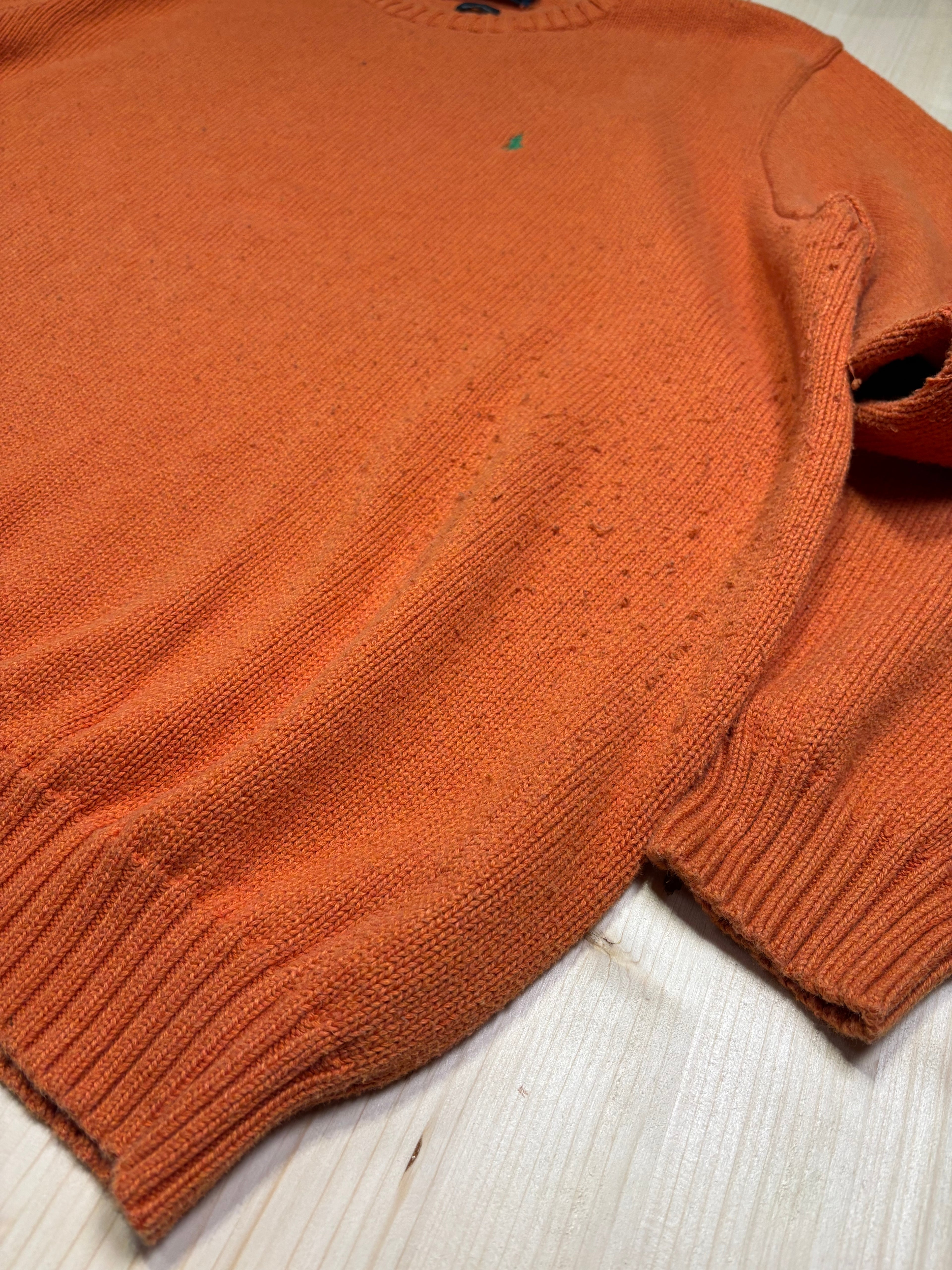 Polo Ralph Lauren Crew Neck Knit Sweater - Orange