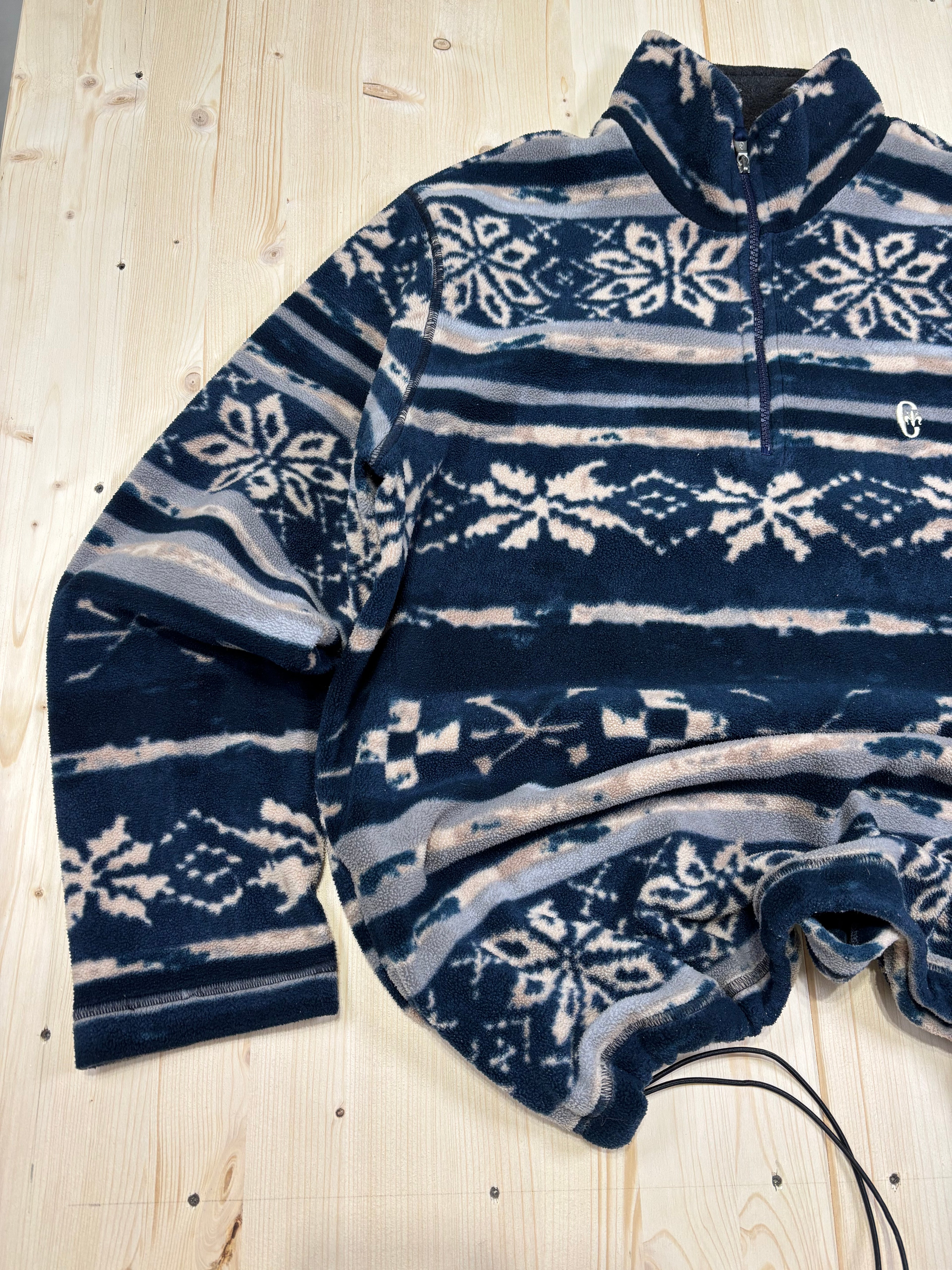 Fleece Conte of Florence Vintage – Mezza Zip – Made in Italy