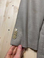 Classic Beige Tailored Blazer Jacket