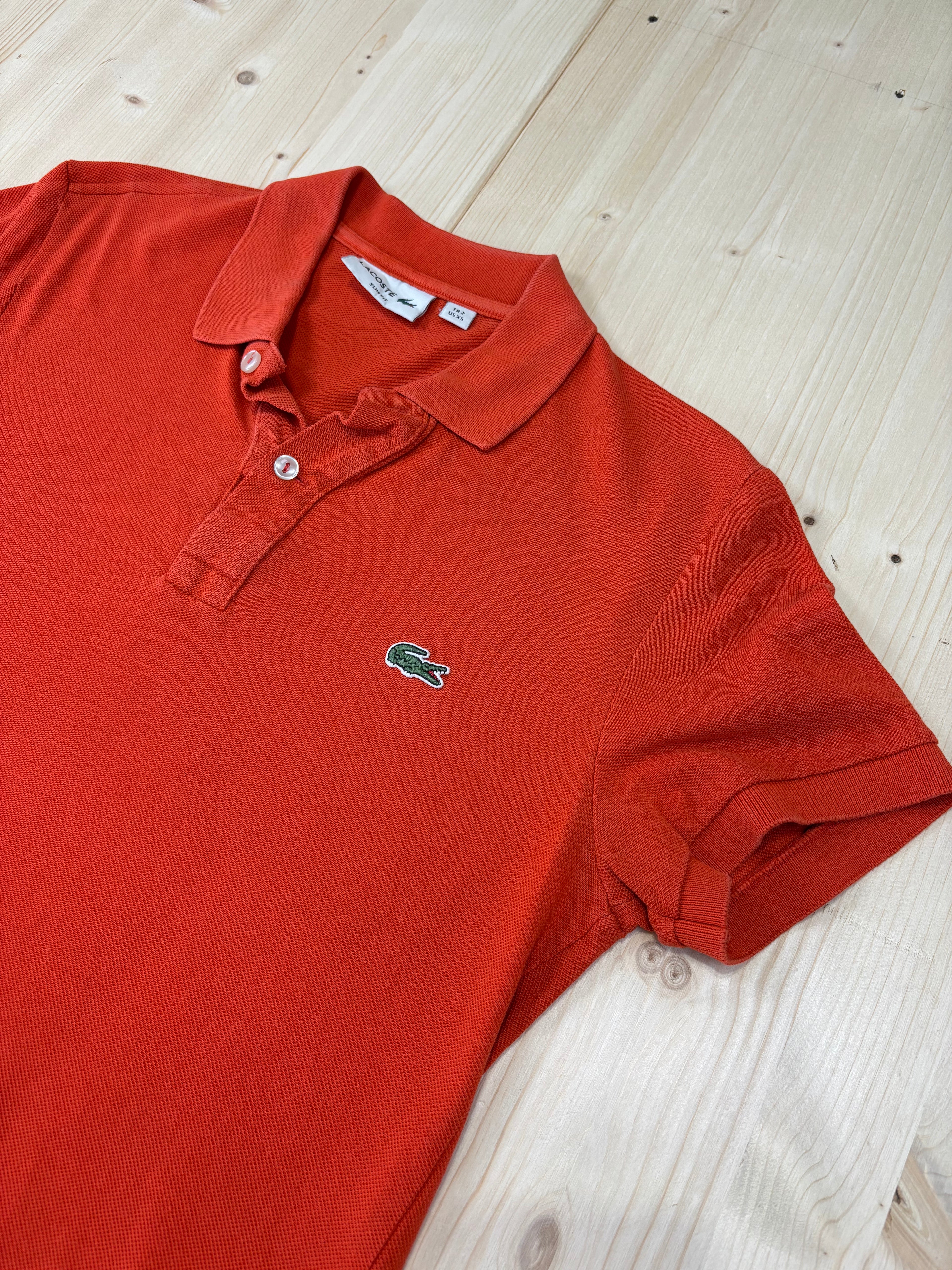 Polo Lacoste Vintage Donna - Arancione Corallo