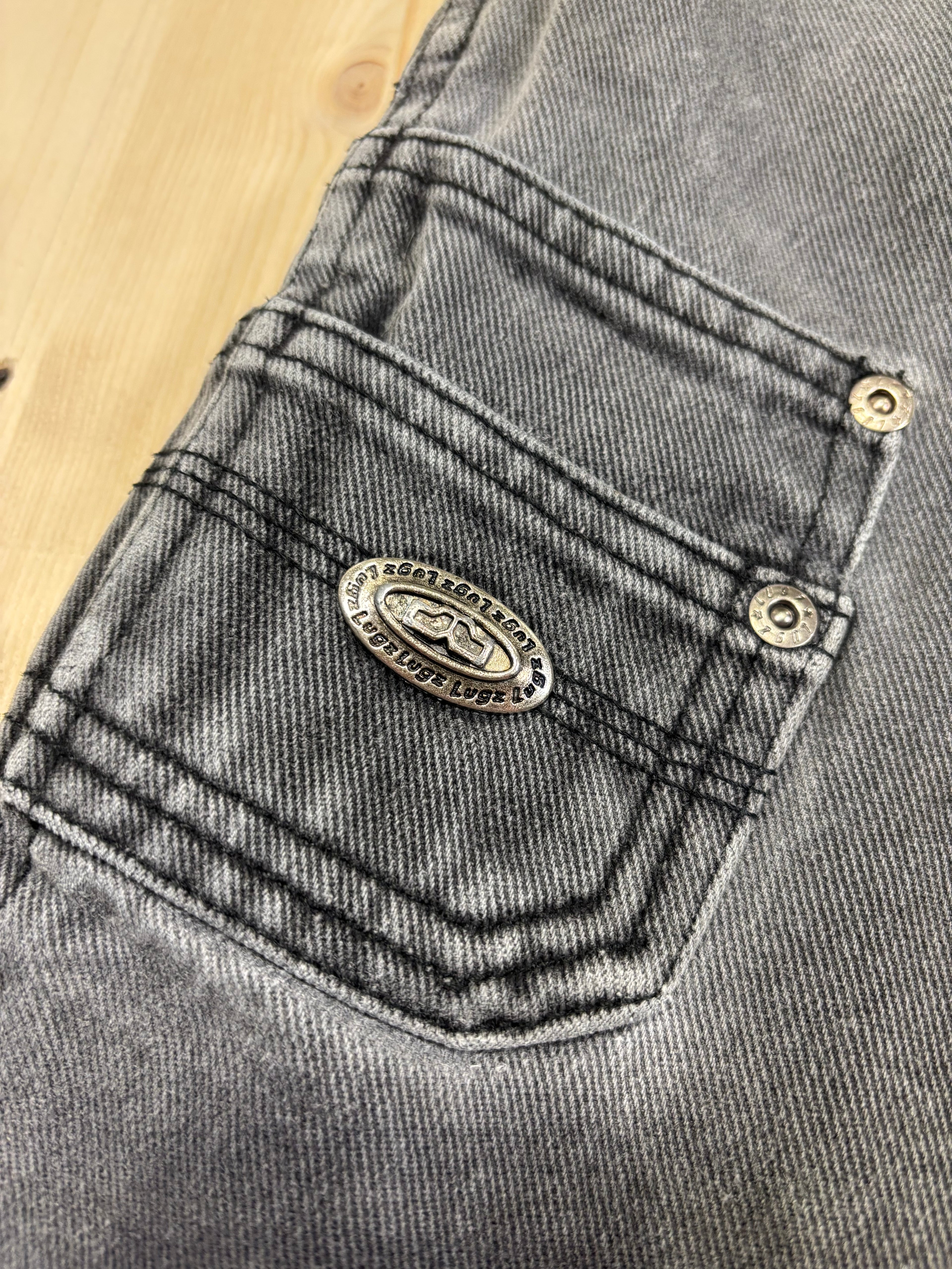 Bermuda Denim Carpenter Lugz Jernz Vintage Y2K Grigio