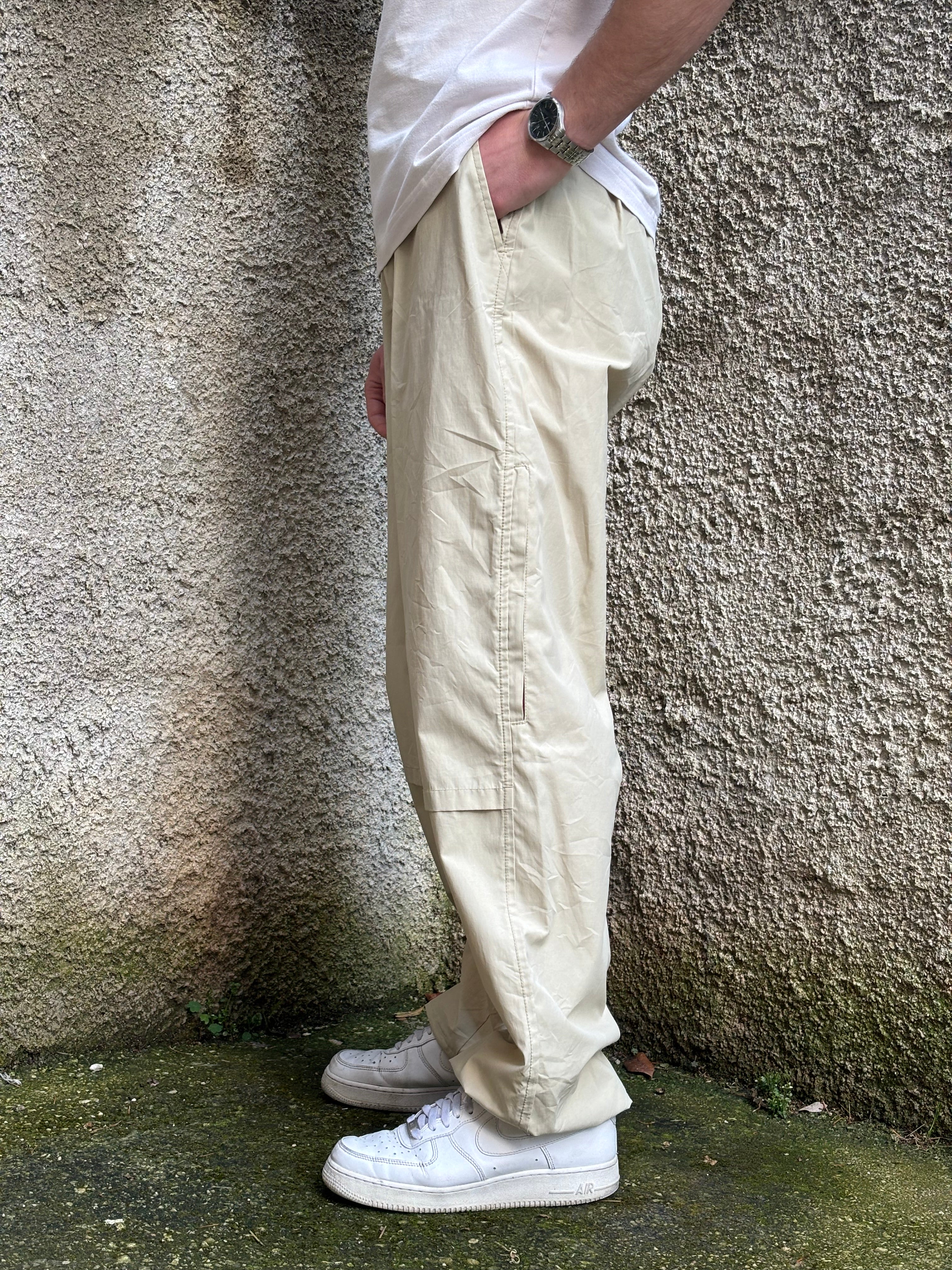 Invicta Vintage Track Pants Beige Loose Fit