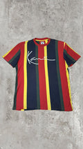 T-Shirt Karl Kani Striped Logo Multicolor