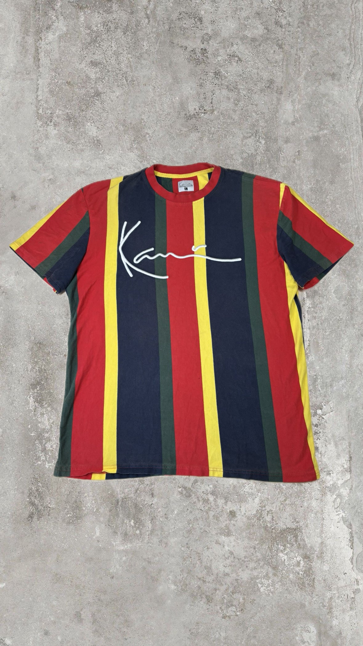 T-Shirt Karl Kani Striped Logo Multicolor
