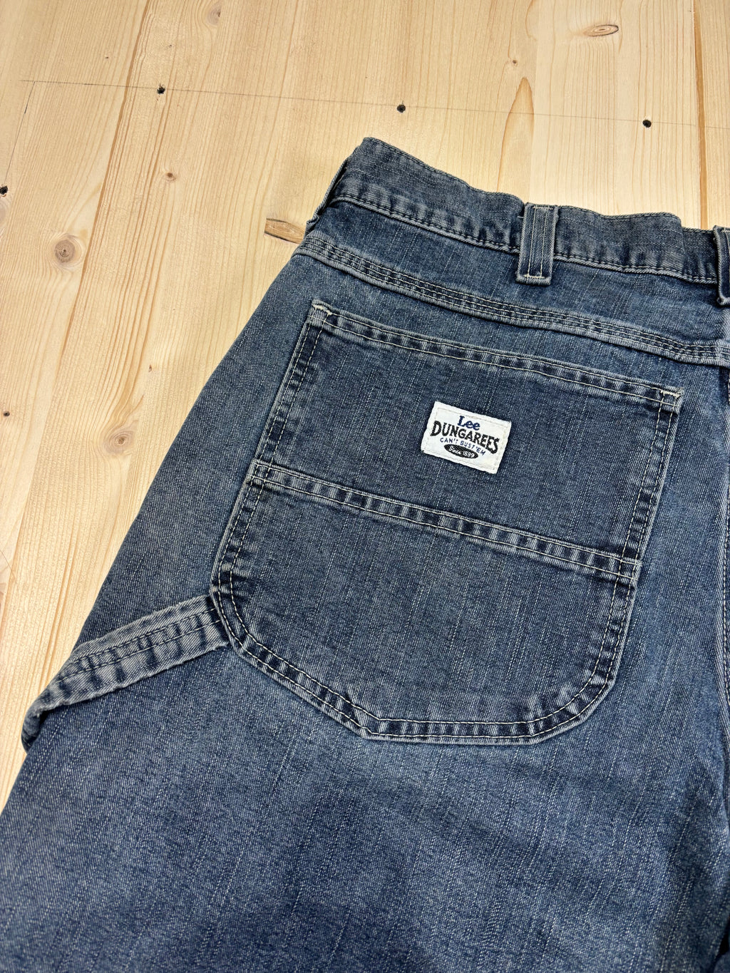 Bermuda Vintage Denim Carpenter Lee Dungarees