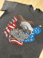 T-Shirt Harley-Davidson Eagle USA Grigia