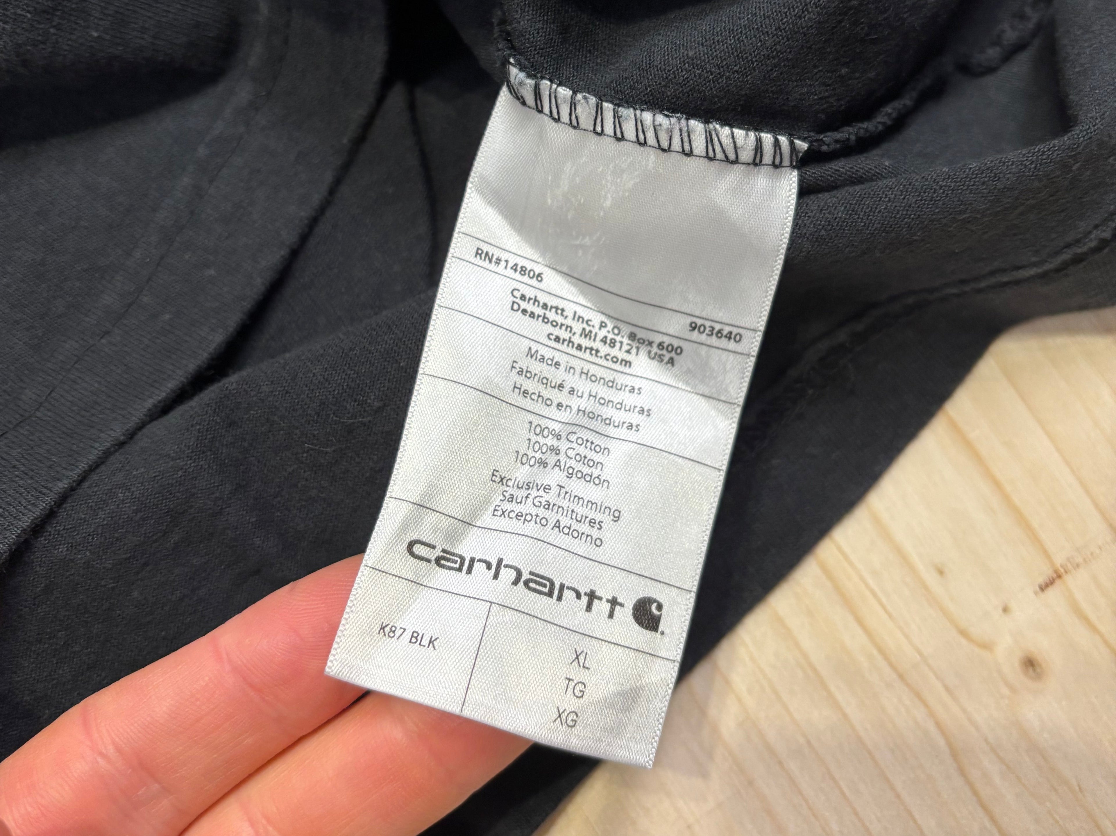 Carhartt Pocket T-Shirt Black