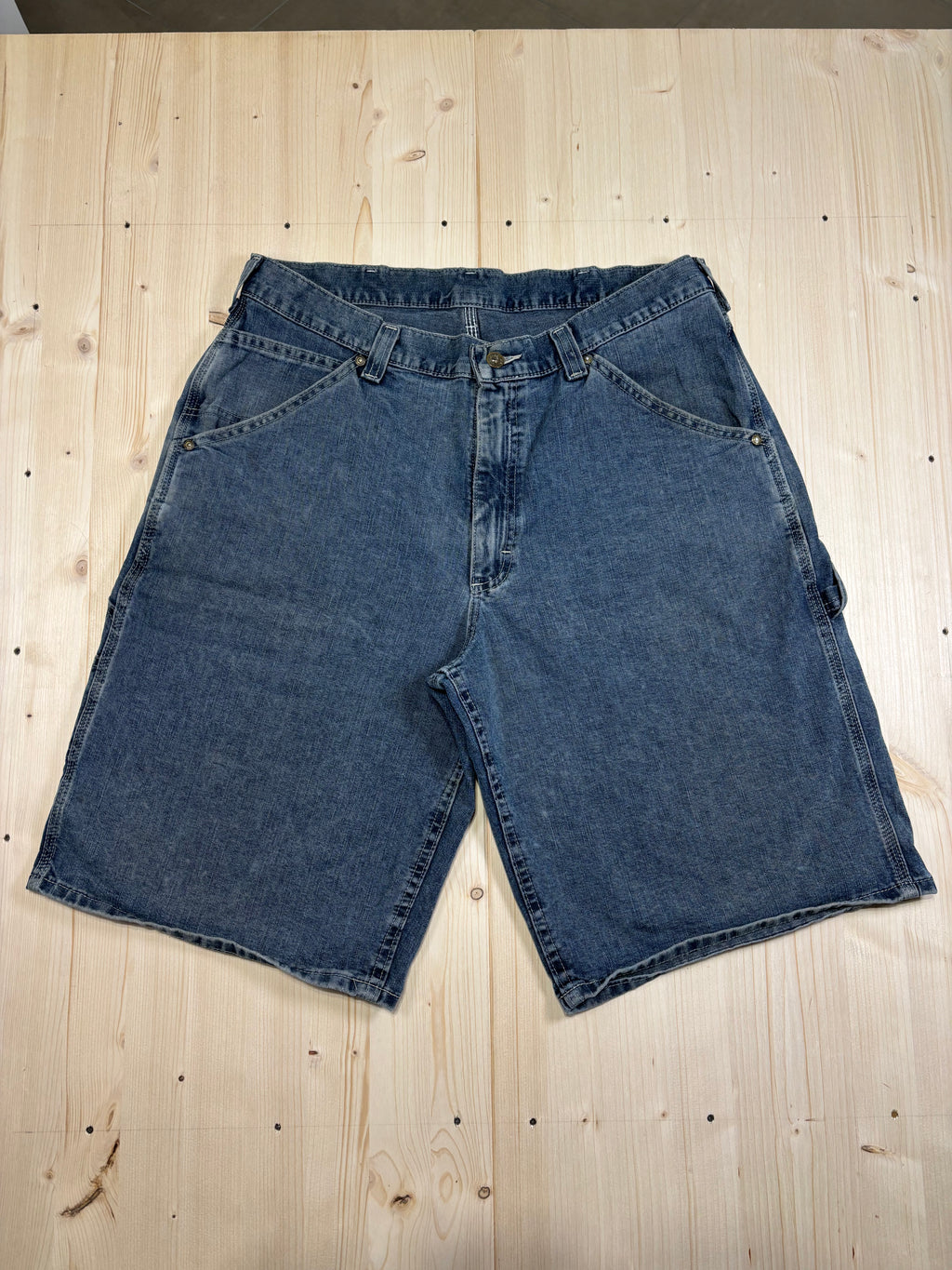 Bermuda Vintage Denim Carpenter Lee Dungarees