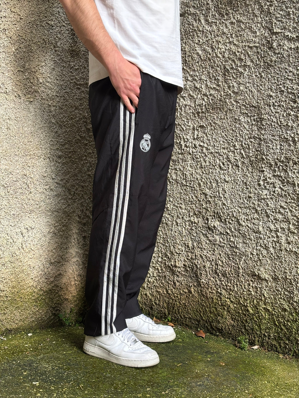 Adidas Real Madrid Champions League Track Pants Black Silver