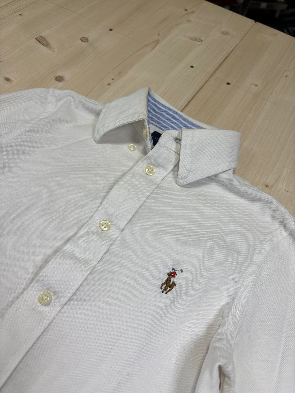 Camicia Ralph Lauren Vintage Donna Bianca
