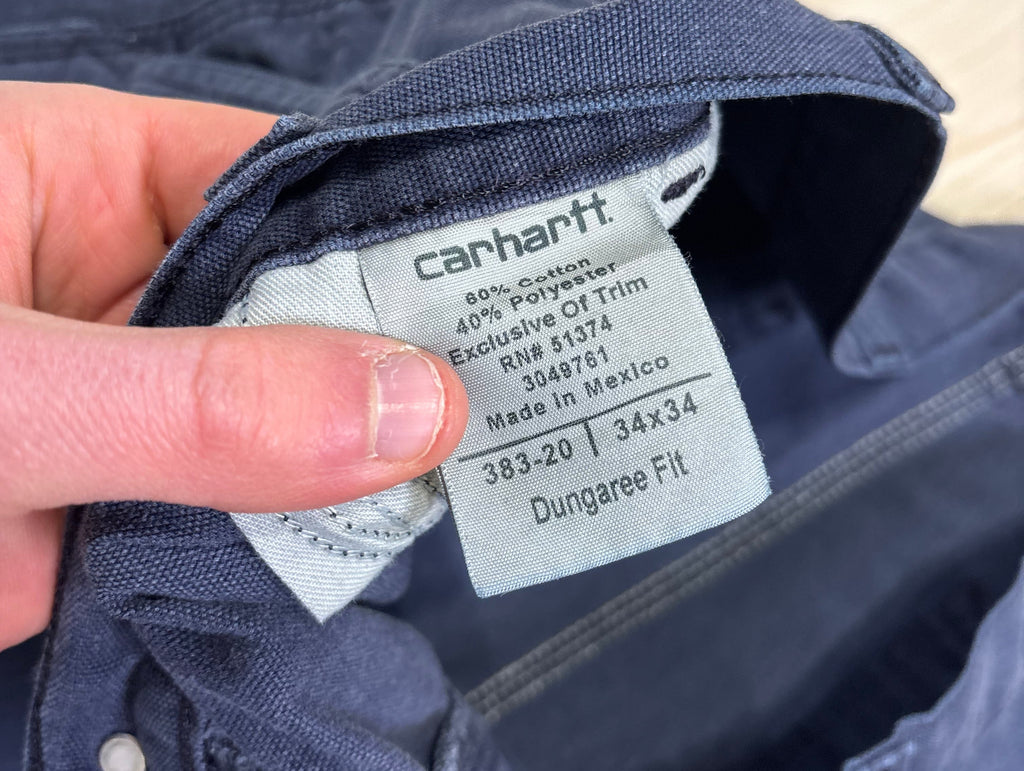 Carhartt Blue Carpenter Work Pants