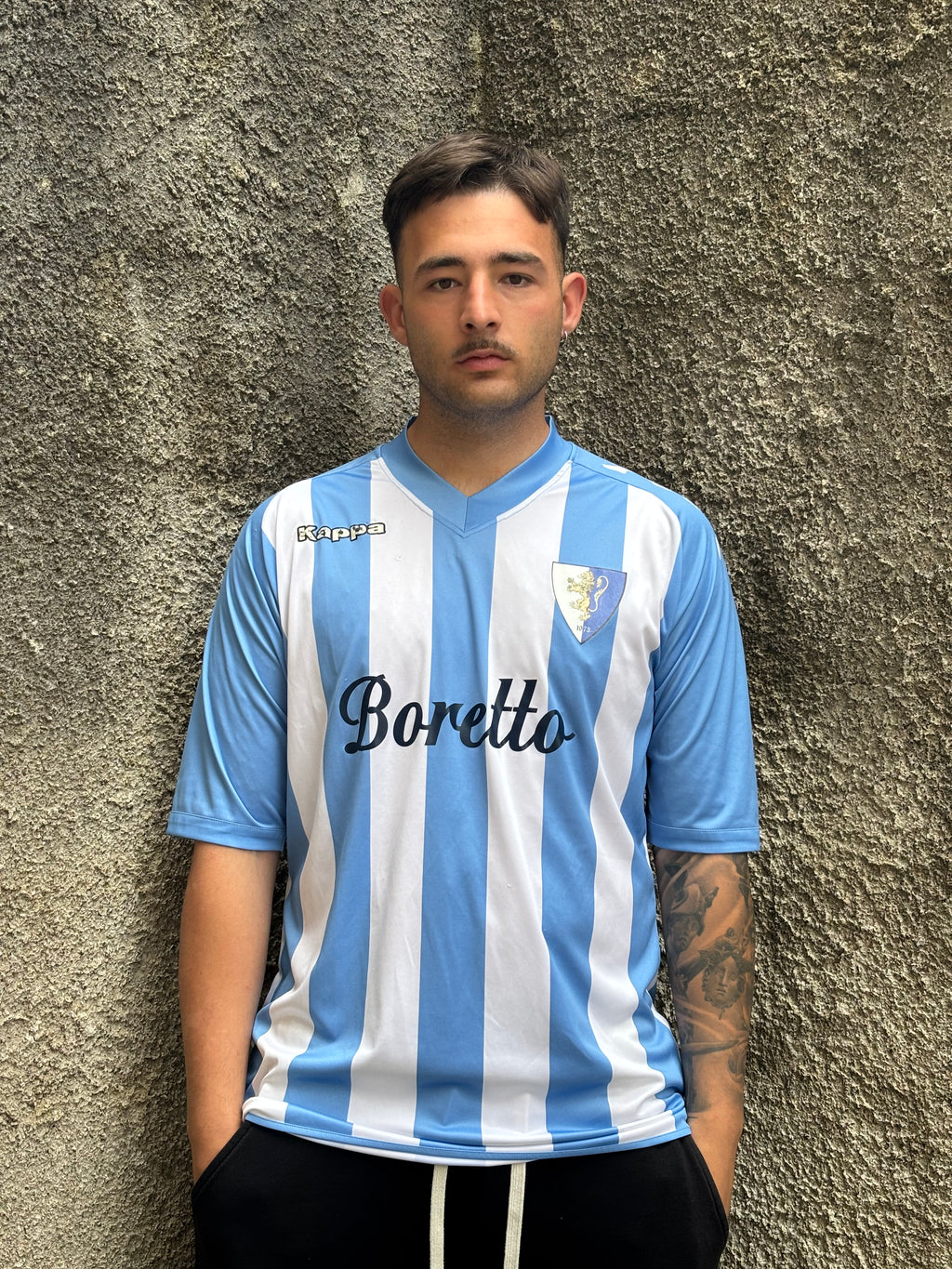 Maglia Calcio Kappa Boretto Bianco Azzurra – Squadra Locale