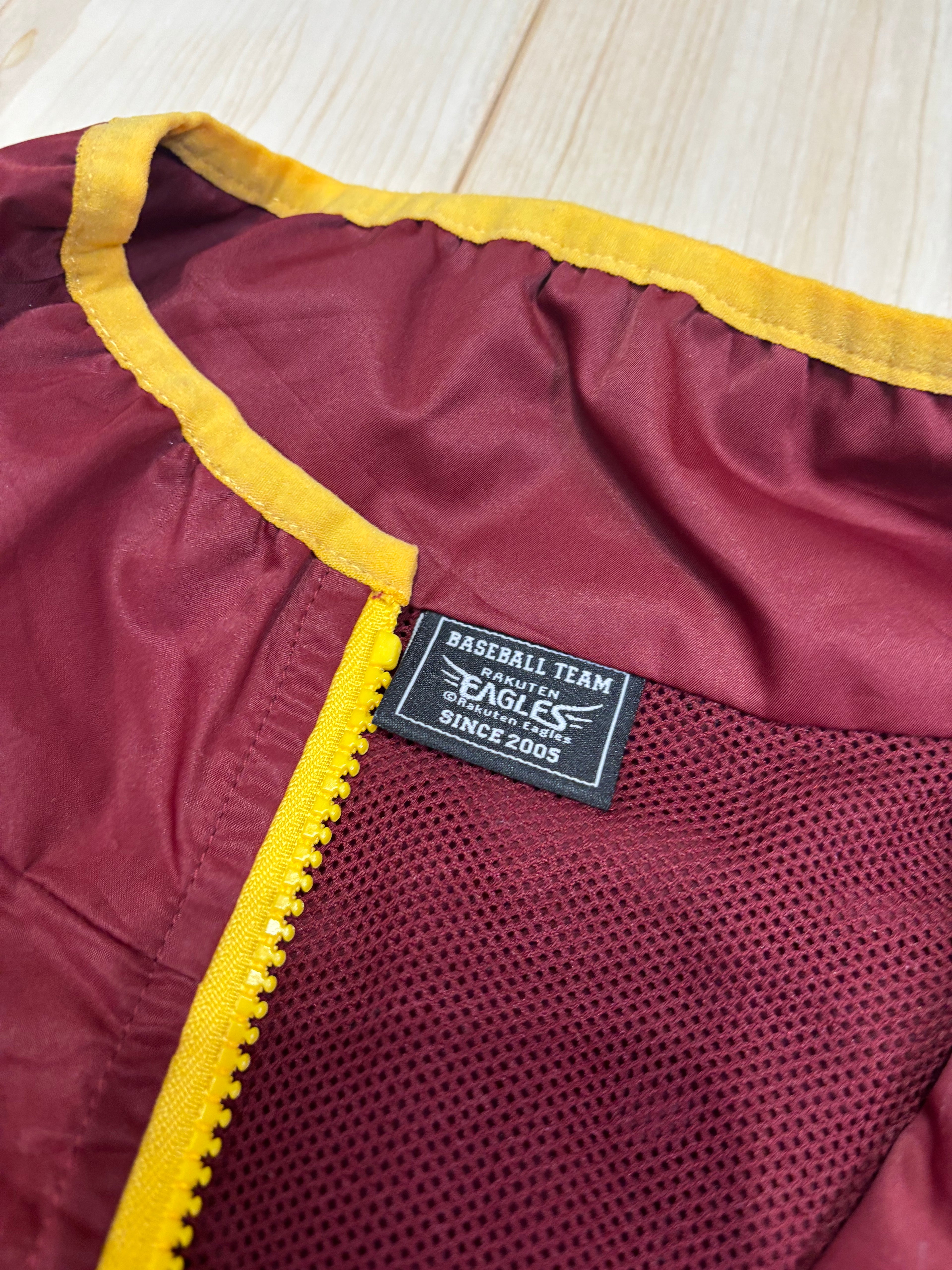Rakuten Eagles Burgundy Full Zip Track Jacket