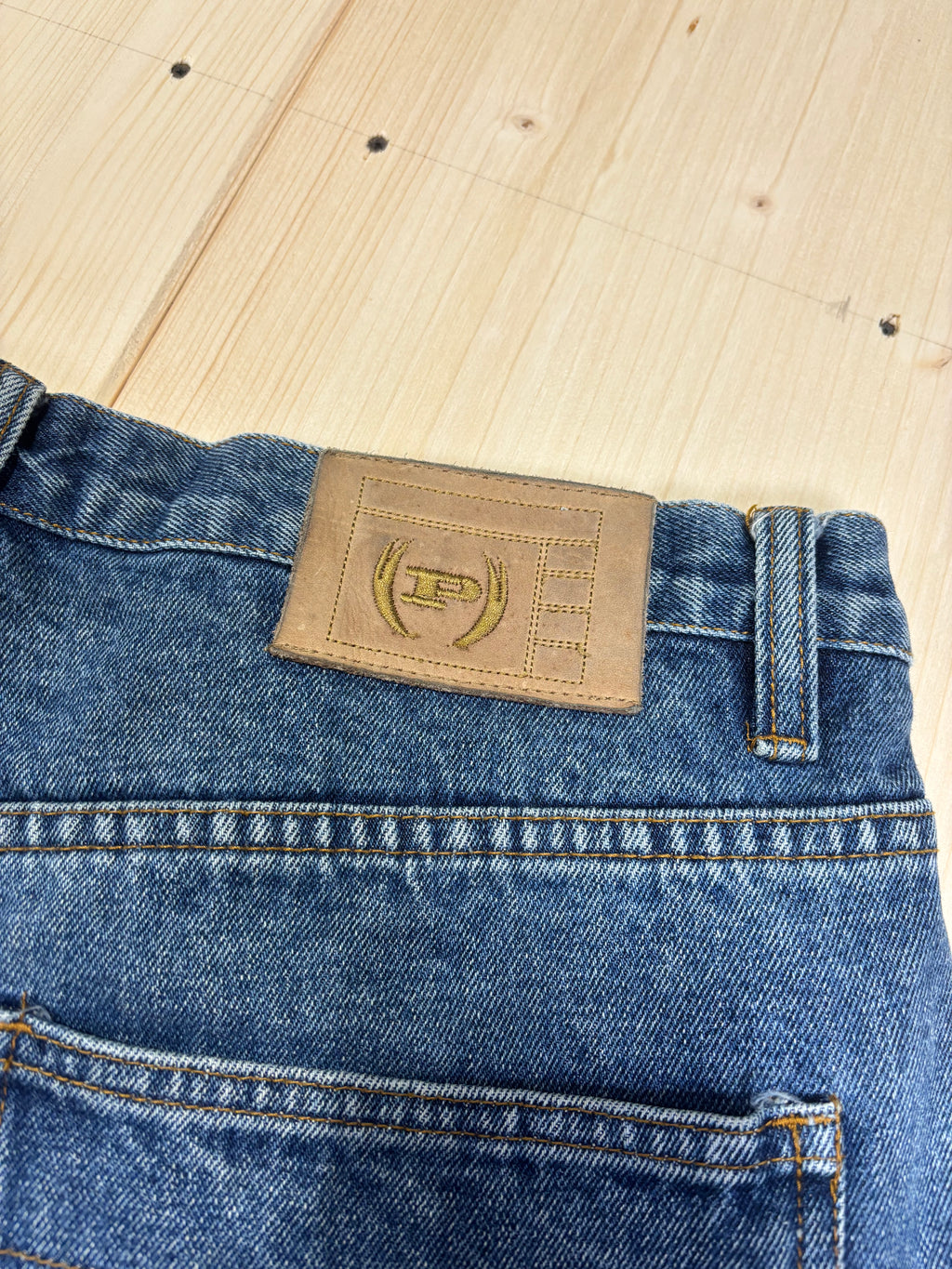 Bermuda Vintage Denim Carpenter Phat Farm