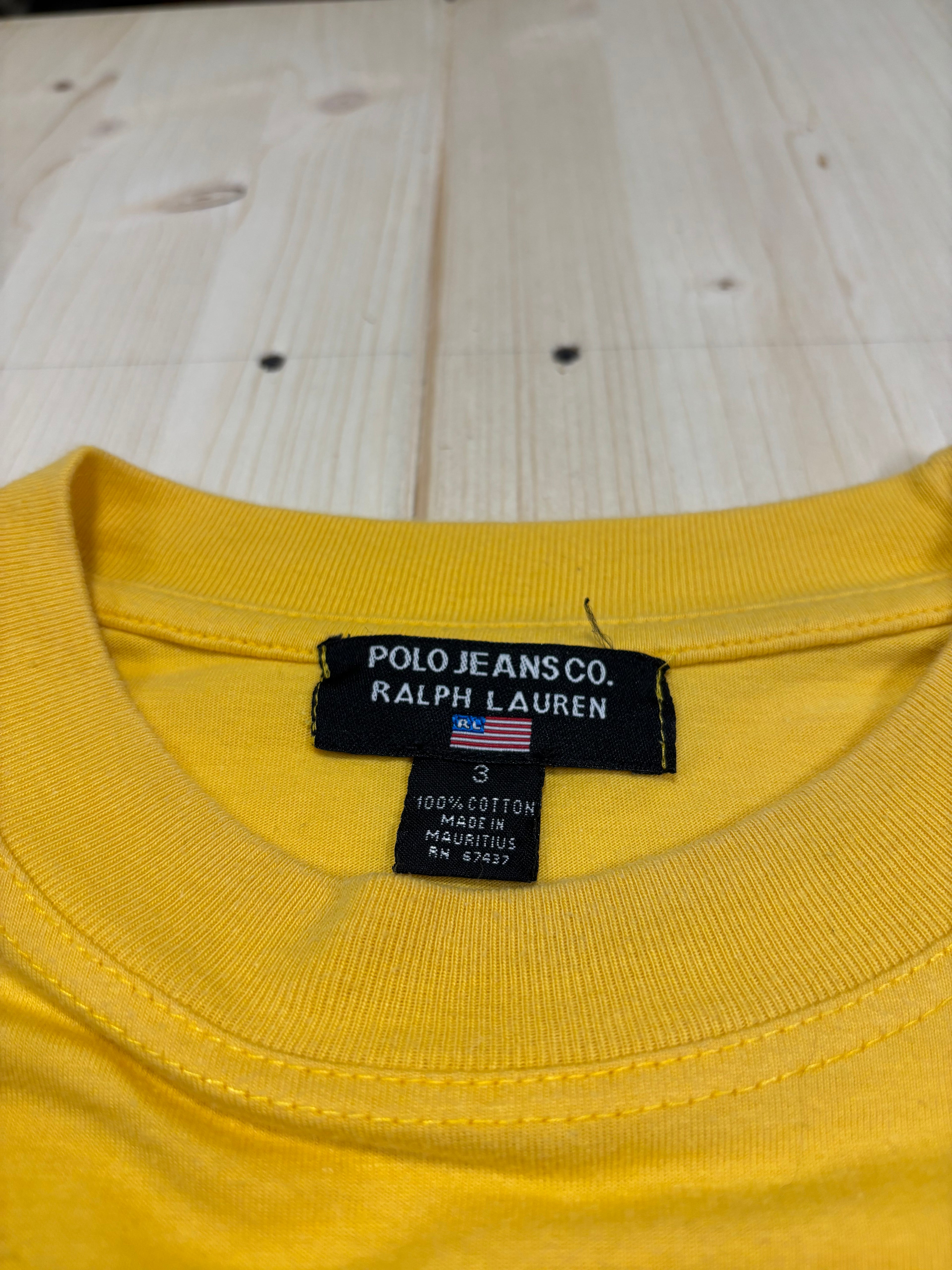Polo Ralph Lauren Jeans Company Logo T-Shirt Yellow
