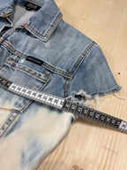 Gilet Donna D&G Denim Smanicato Tie-Dye Vintage