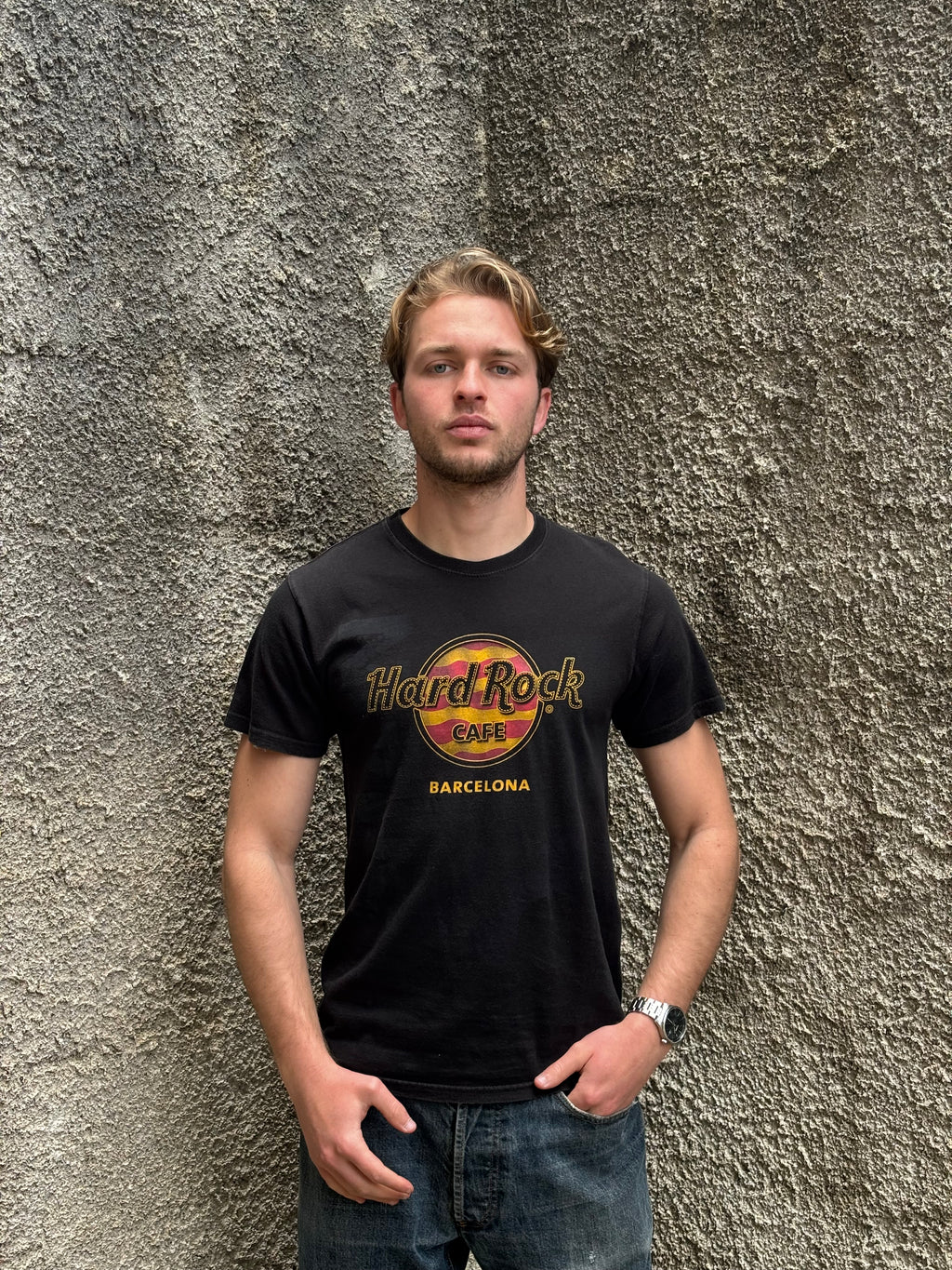 T-Shirt Hard Rock Cafe Barcelona Nera