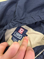 Vintage Chaps Ralph Lauren Hooded Anorak Jacket Beige / Navy