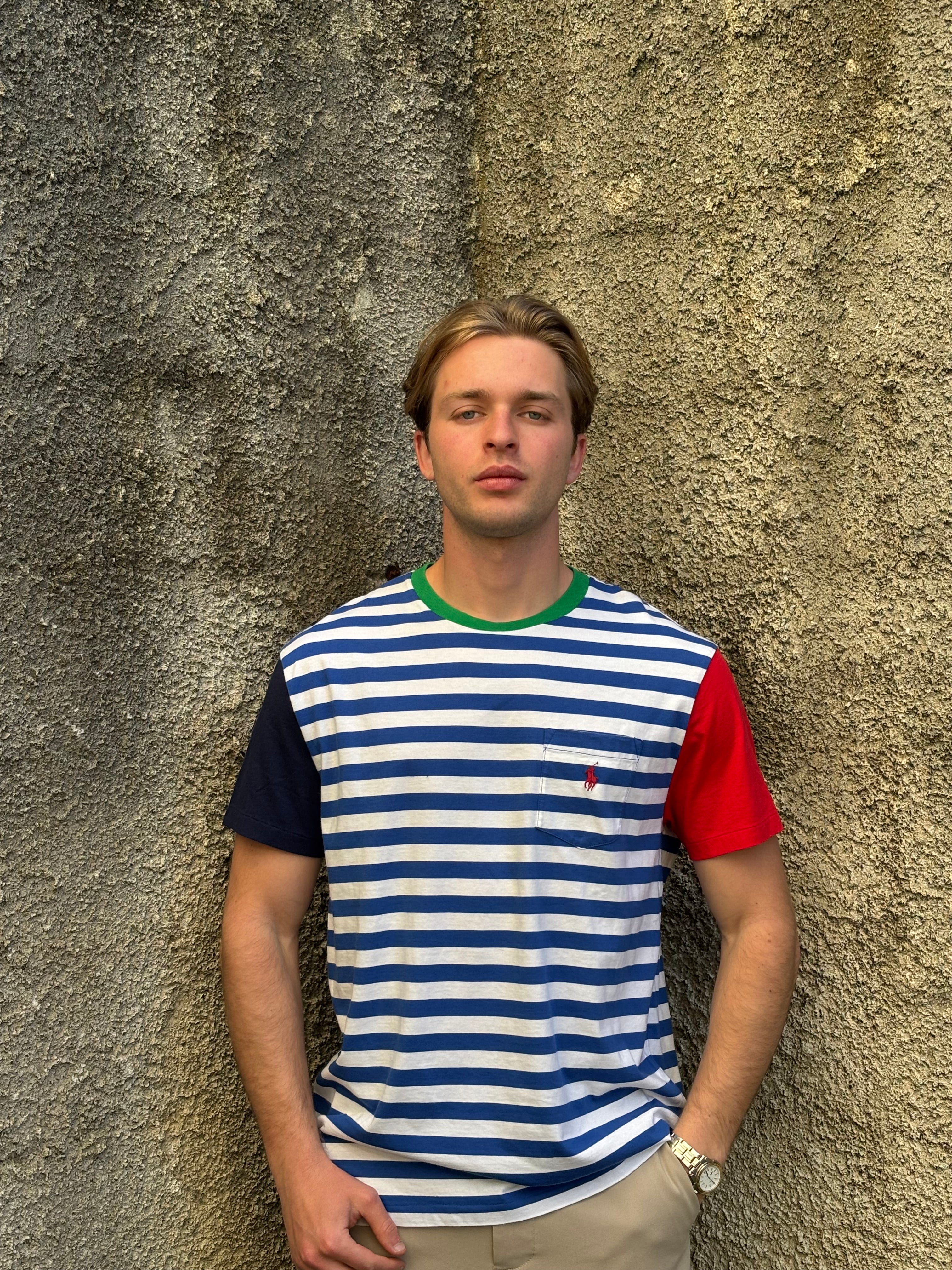 Polo Ralph Lauren Striped Pocket T-Shirt Multicolor NWT