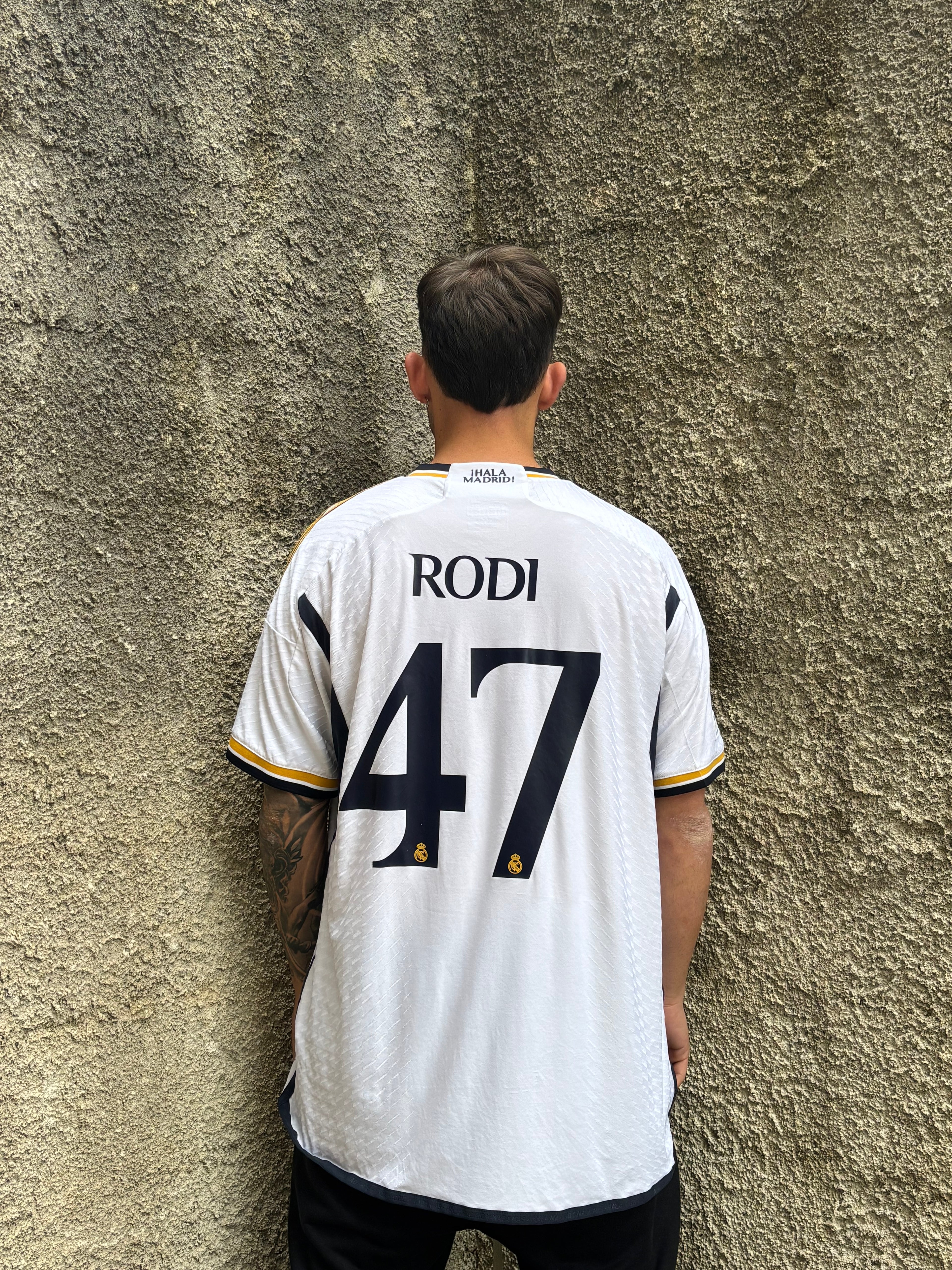Maglia Real Madrid Home 2023/24 Adidas Rodi 47 Personalizzata