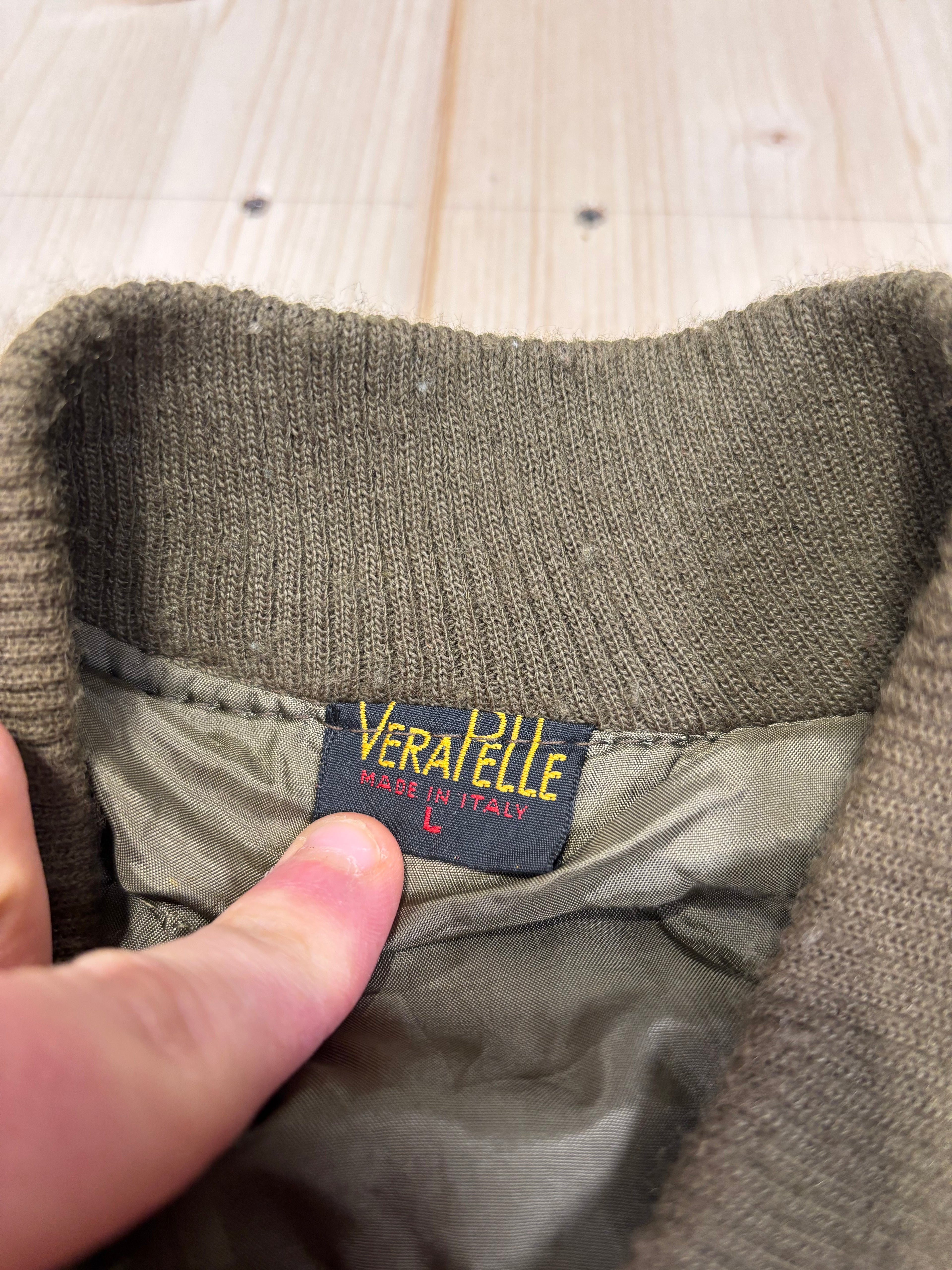 Giacca Vintage in Vera Pelle 90s