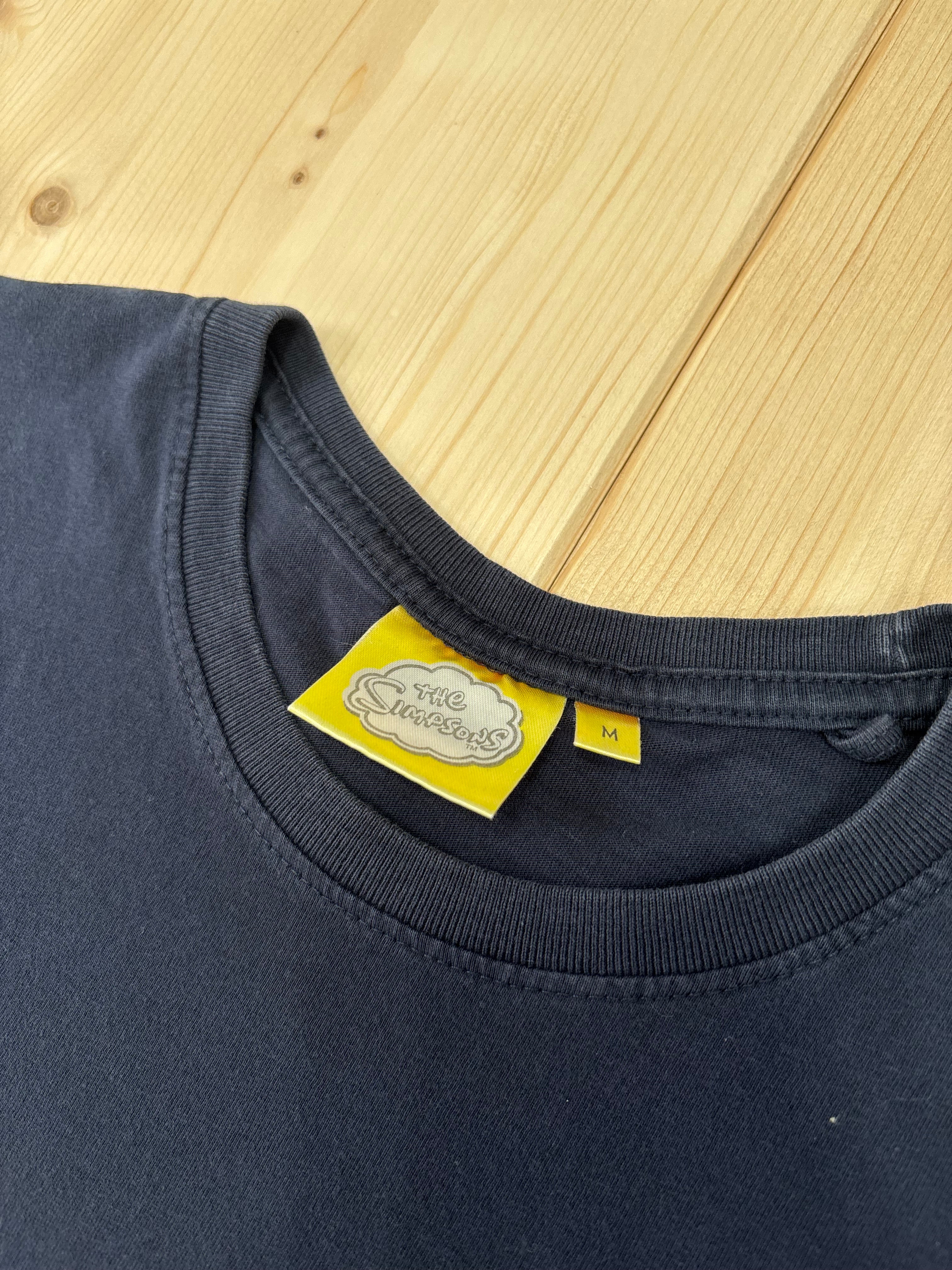 T-shirt Bart Simpson “No Problemo” Blu Navy
