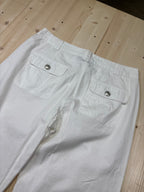 Pantalone Capri Donna Bianco Vintage