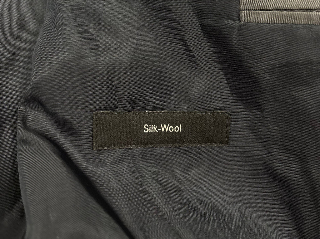 Hugo Boss Navy Wool Silk Tailored Blazer