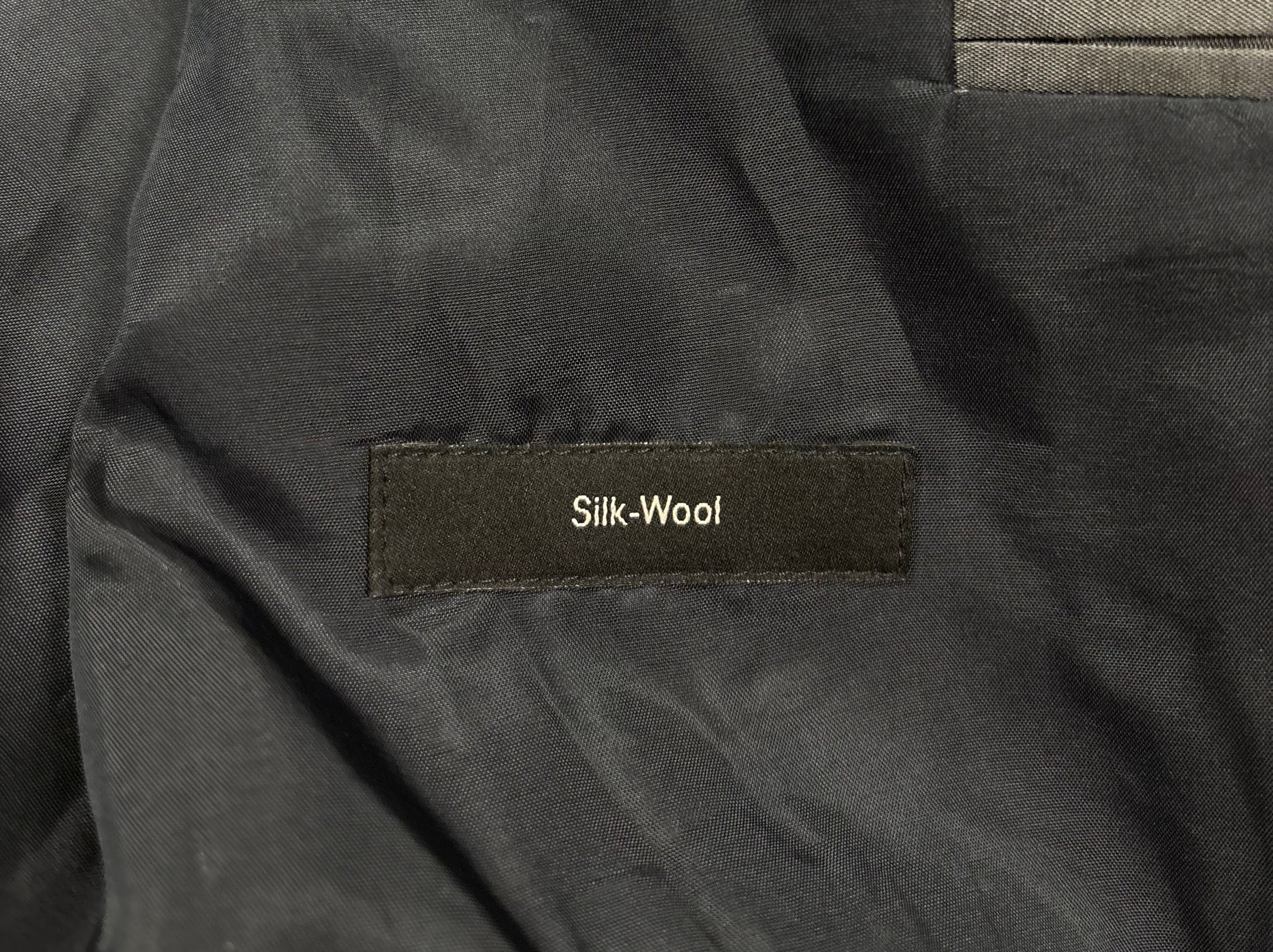 Hugo Boss Navy Wool Silk Tailored Blazer