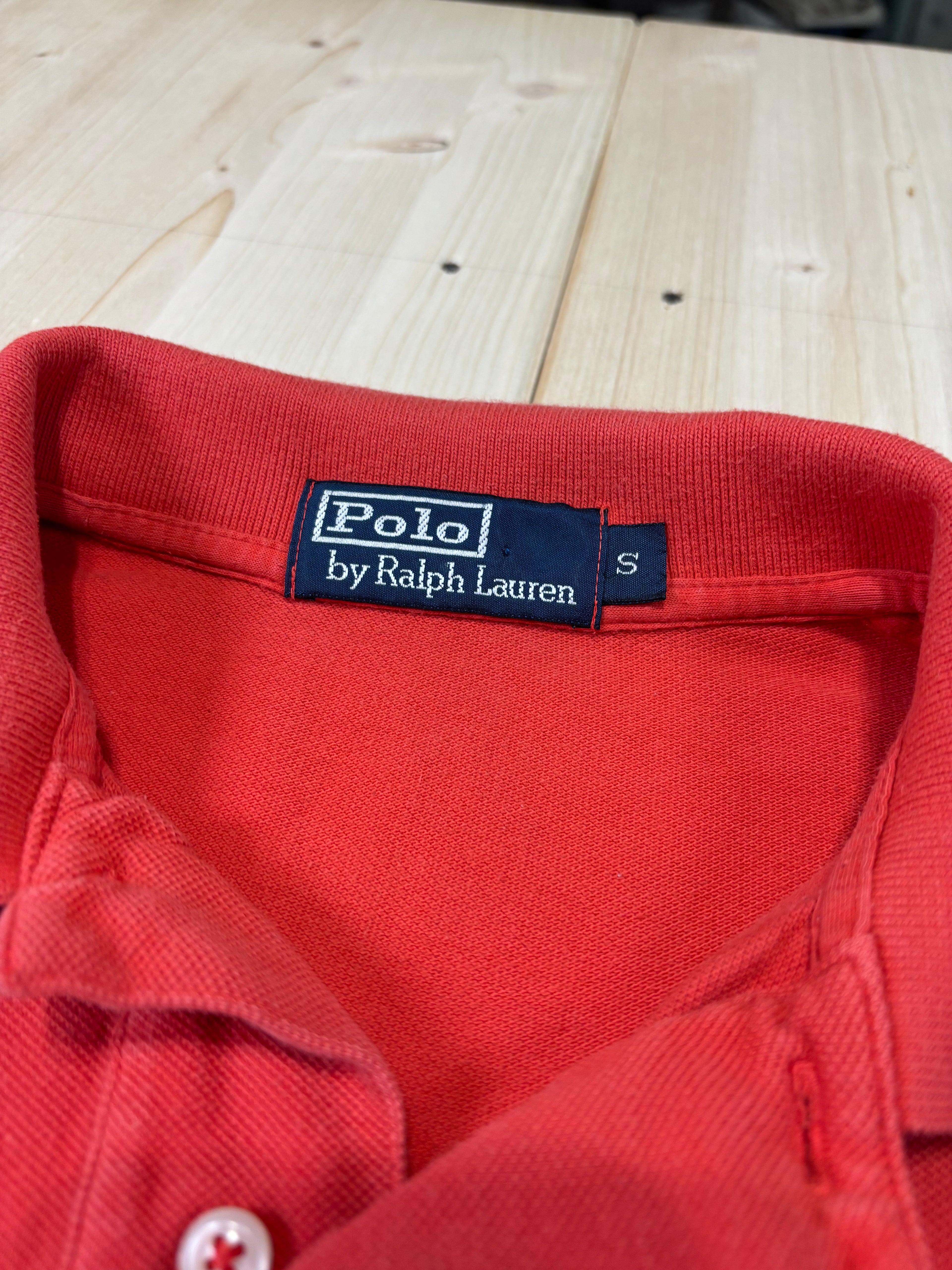 Polo Ralph Lauren Uomo Rossa con Logo Ricamato – Custom/Slim Fit