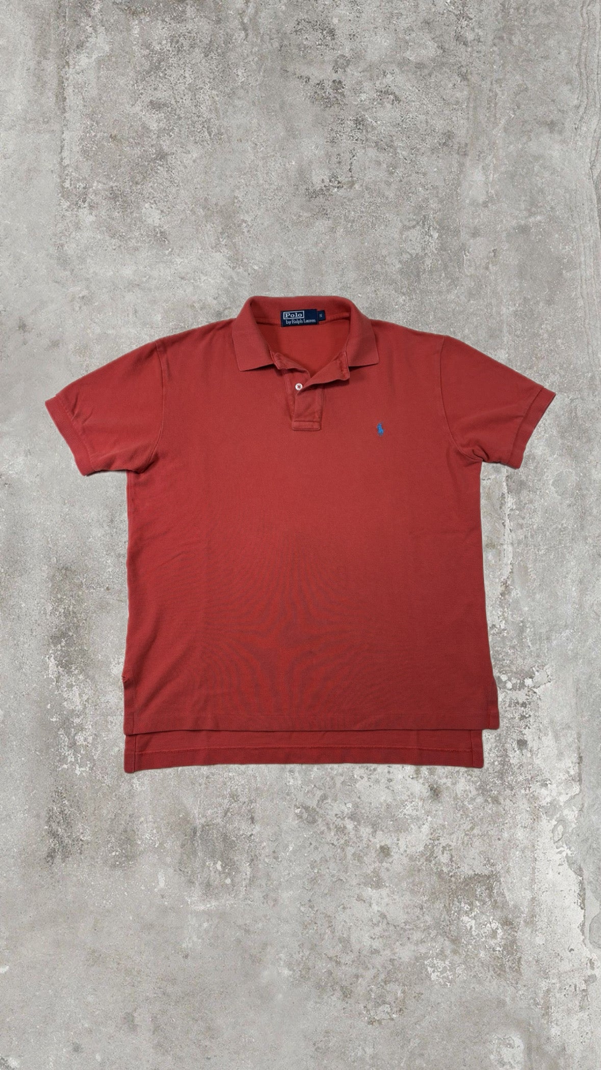 Polo Ralph Lauren Uomo Rossa con Logo Ricamato – Custom/Slim Fit