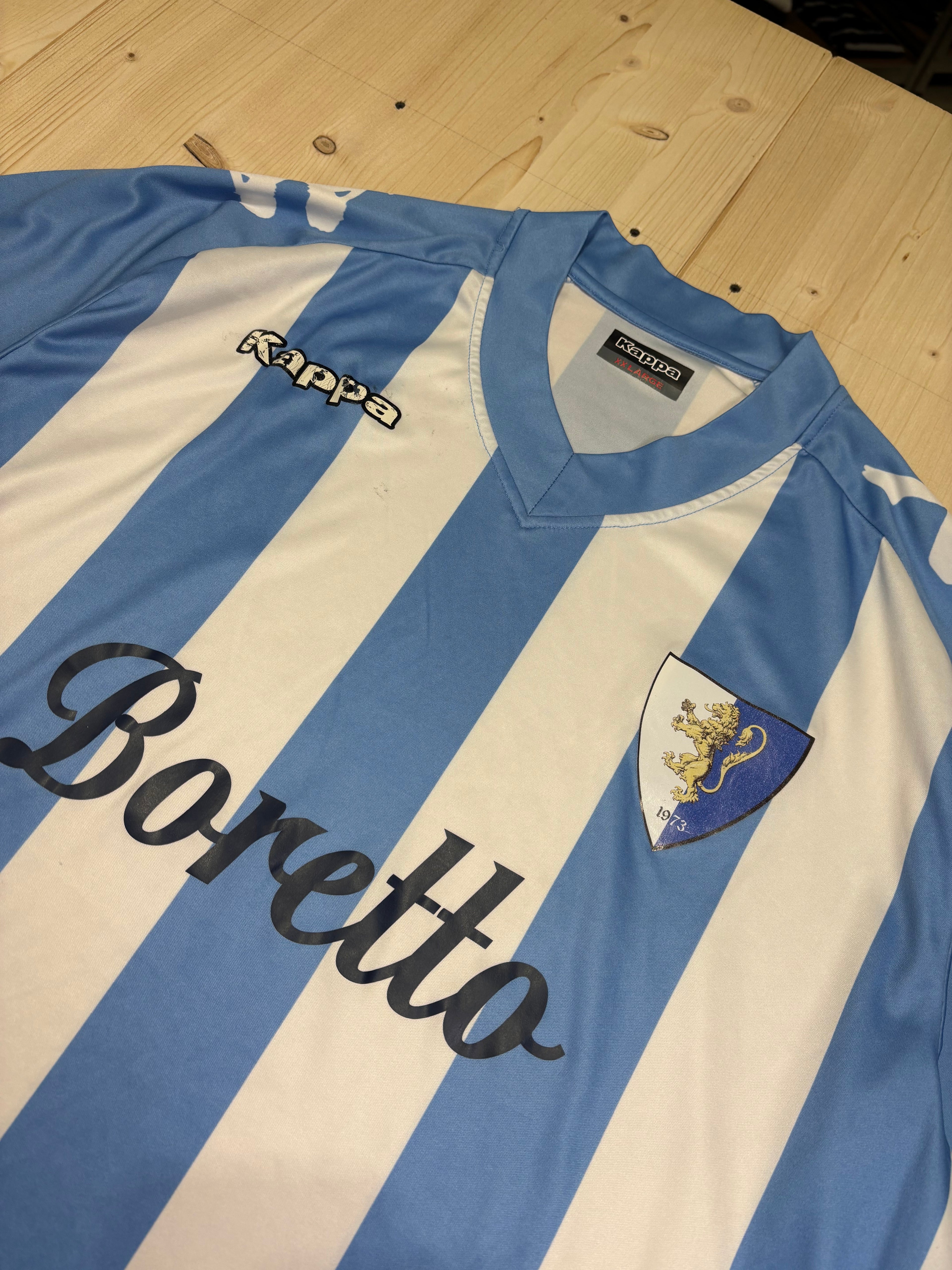 Maglia Calcio Kappa Boretto Bianco Azzurra – Squadra Locale