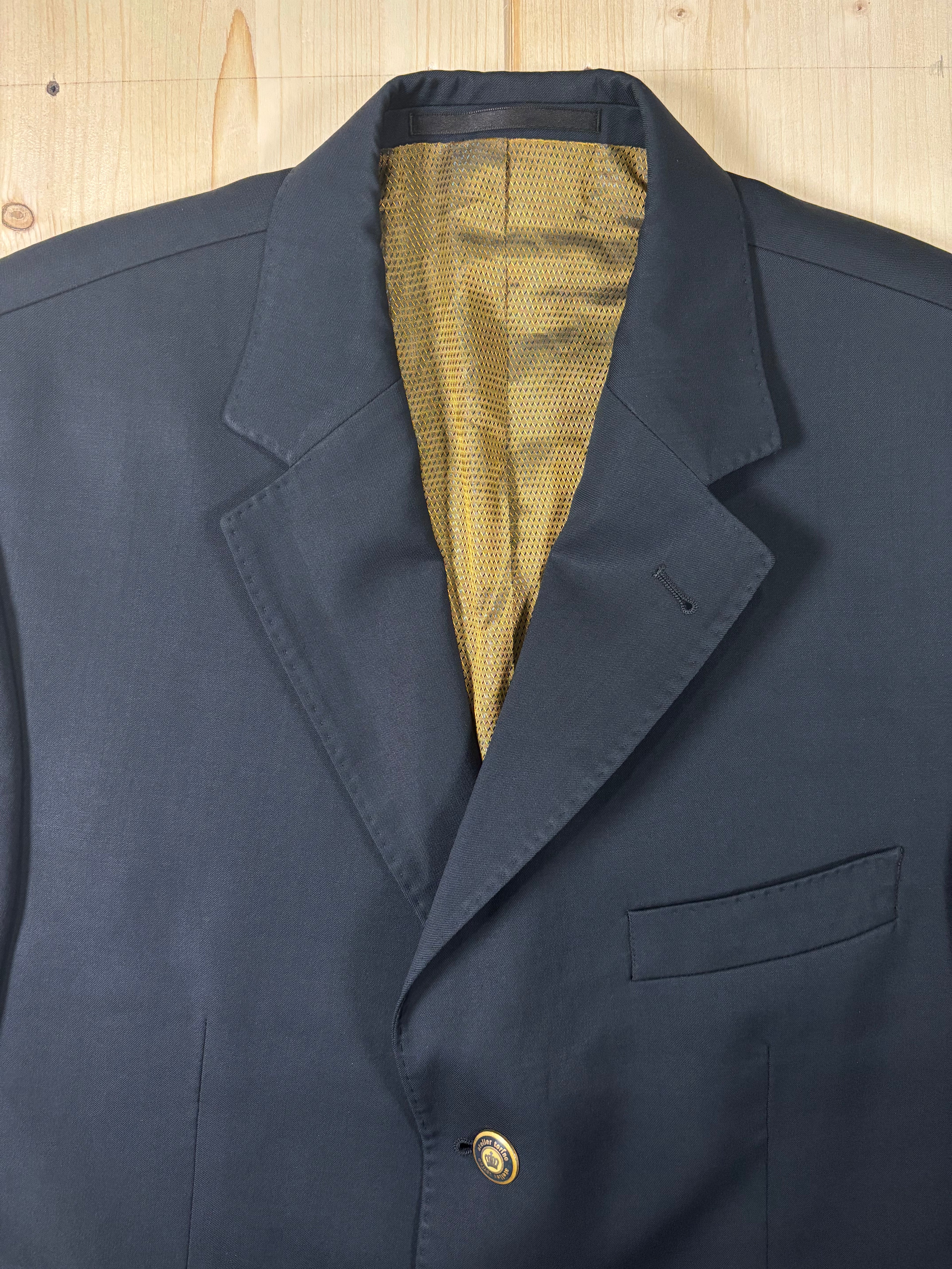 Vintage Italian Navy Blazer – Lanificio F.lli Cerruti Super 110’s Wool