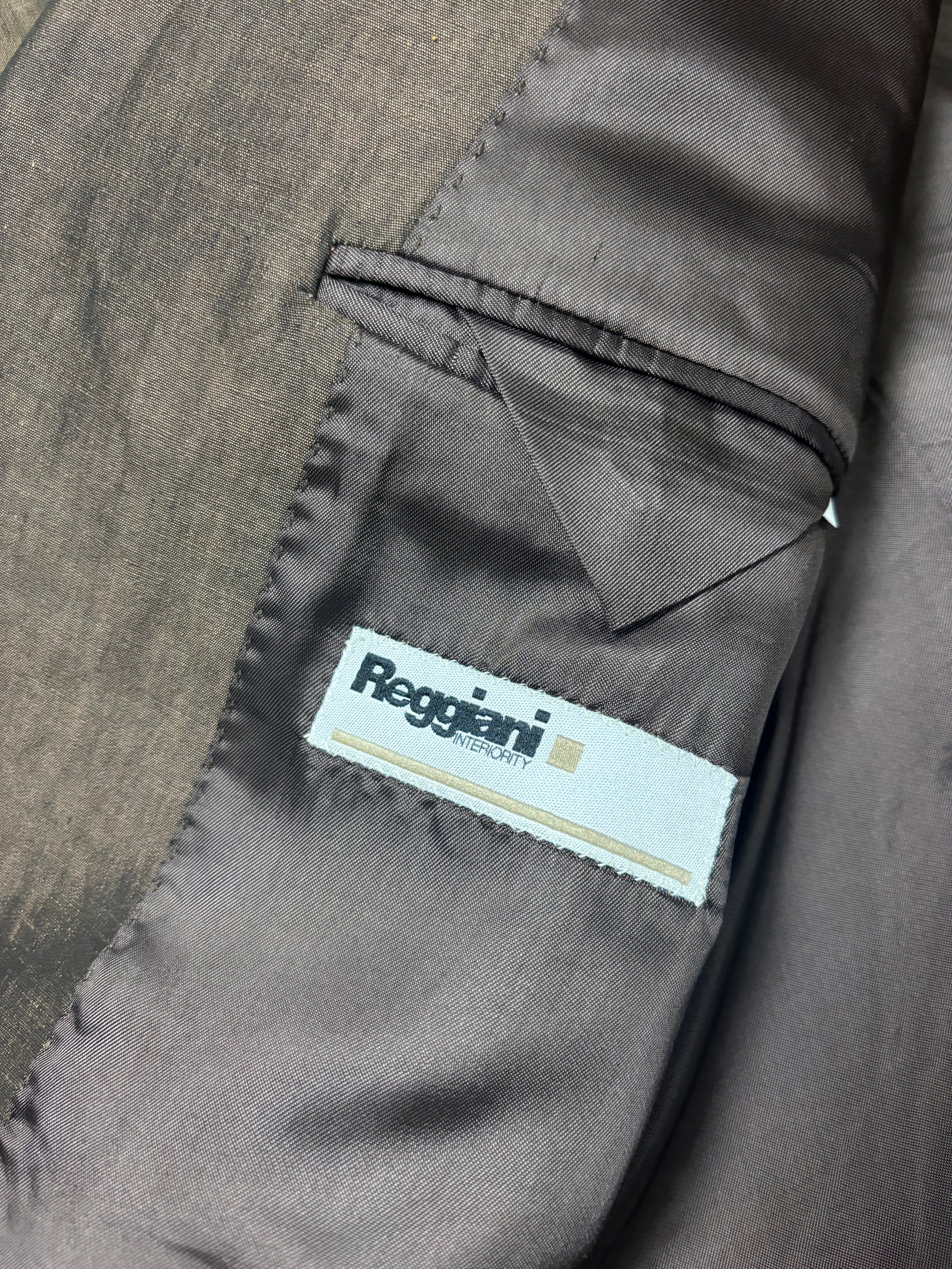 Brown Lightweight Suit Set Blazer Trousers Made in Italy