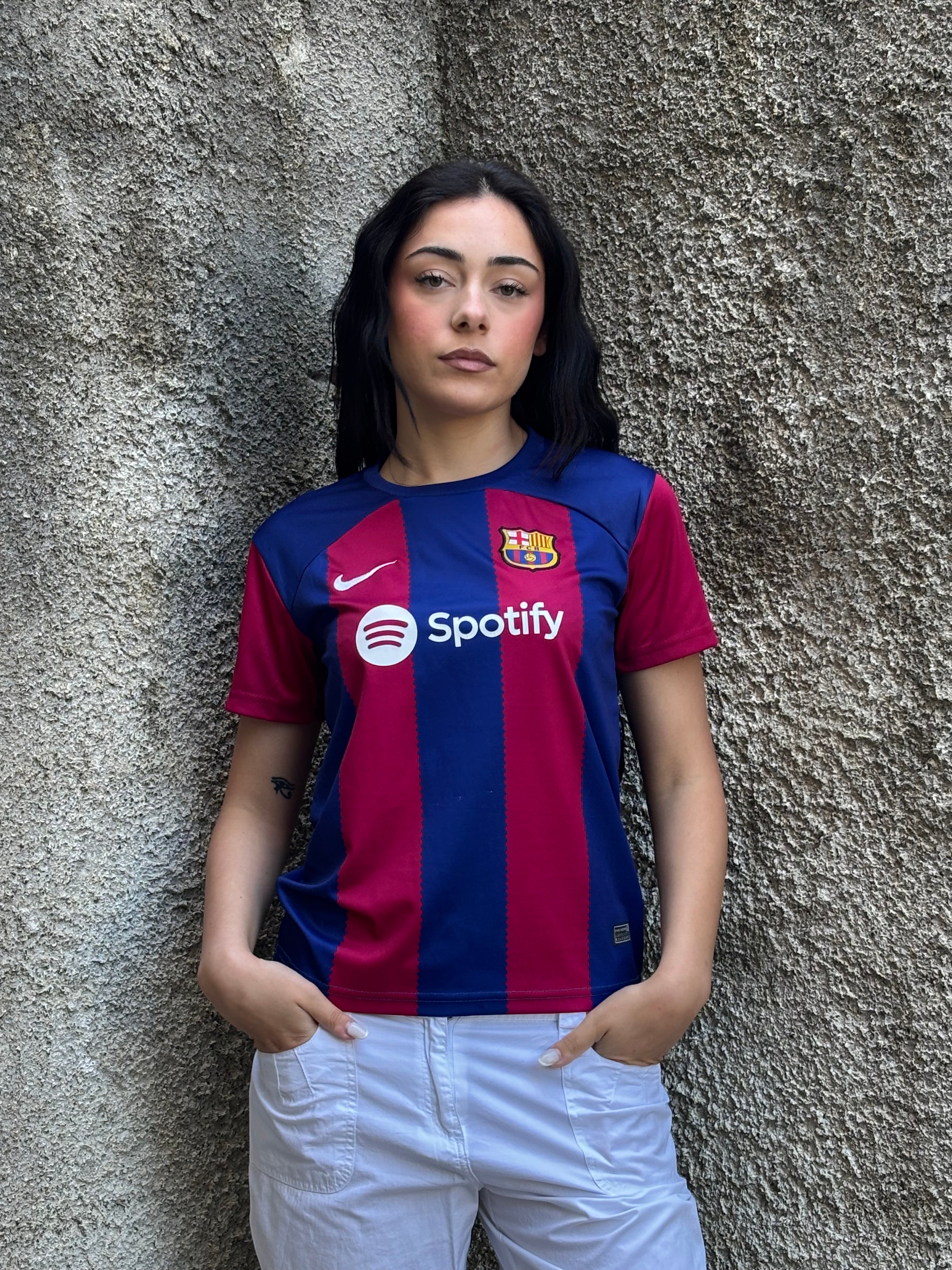 Maglia Barcellona Home 2023/2024 - Maglietta Calcio Blaugrana Donna