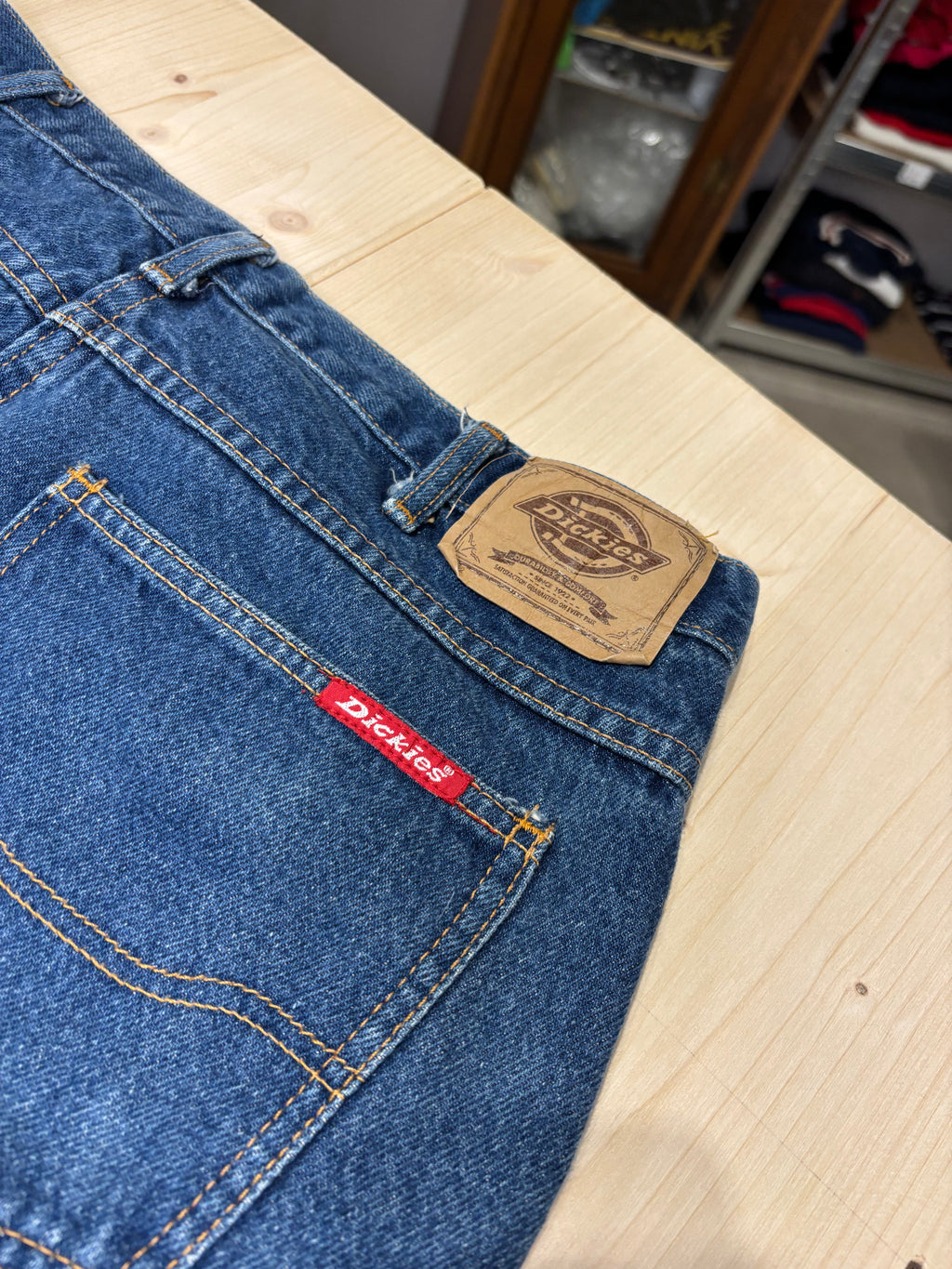 Dickies Vintage Blue Denim Jeans Straight Leg